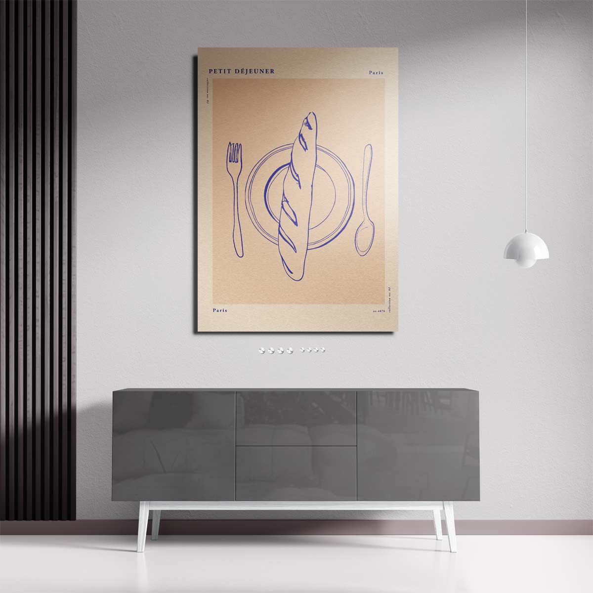 Ontbijt in Parijs Kunstwerk-canvas-dibond-plexiglas-wanddecoratie-WallArtistic