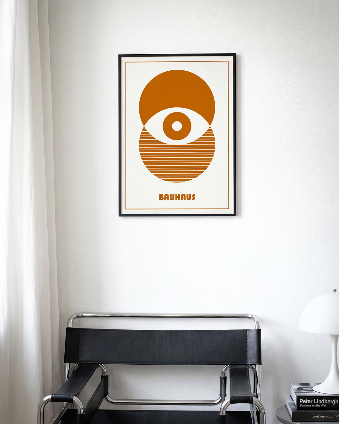 Cirkel en lijnen Poster