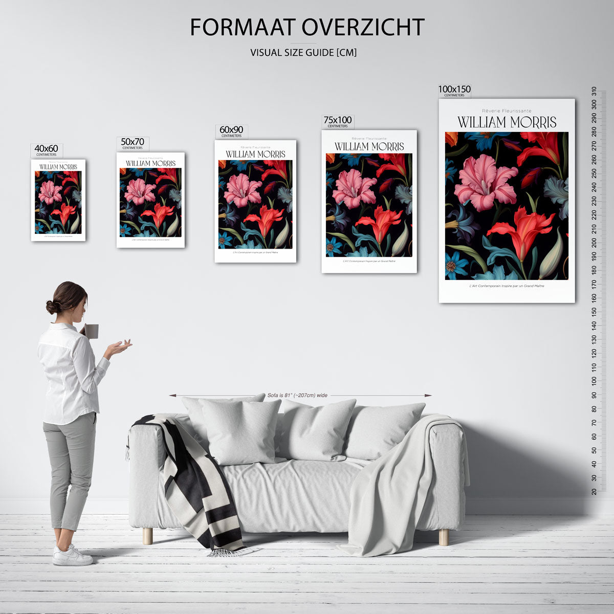 Bloemrijke droom Kunstwerk