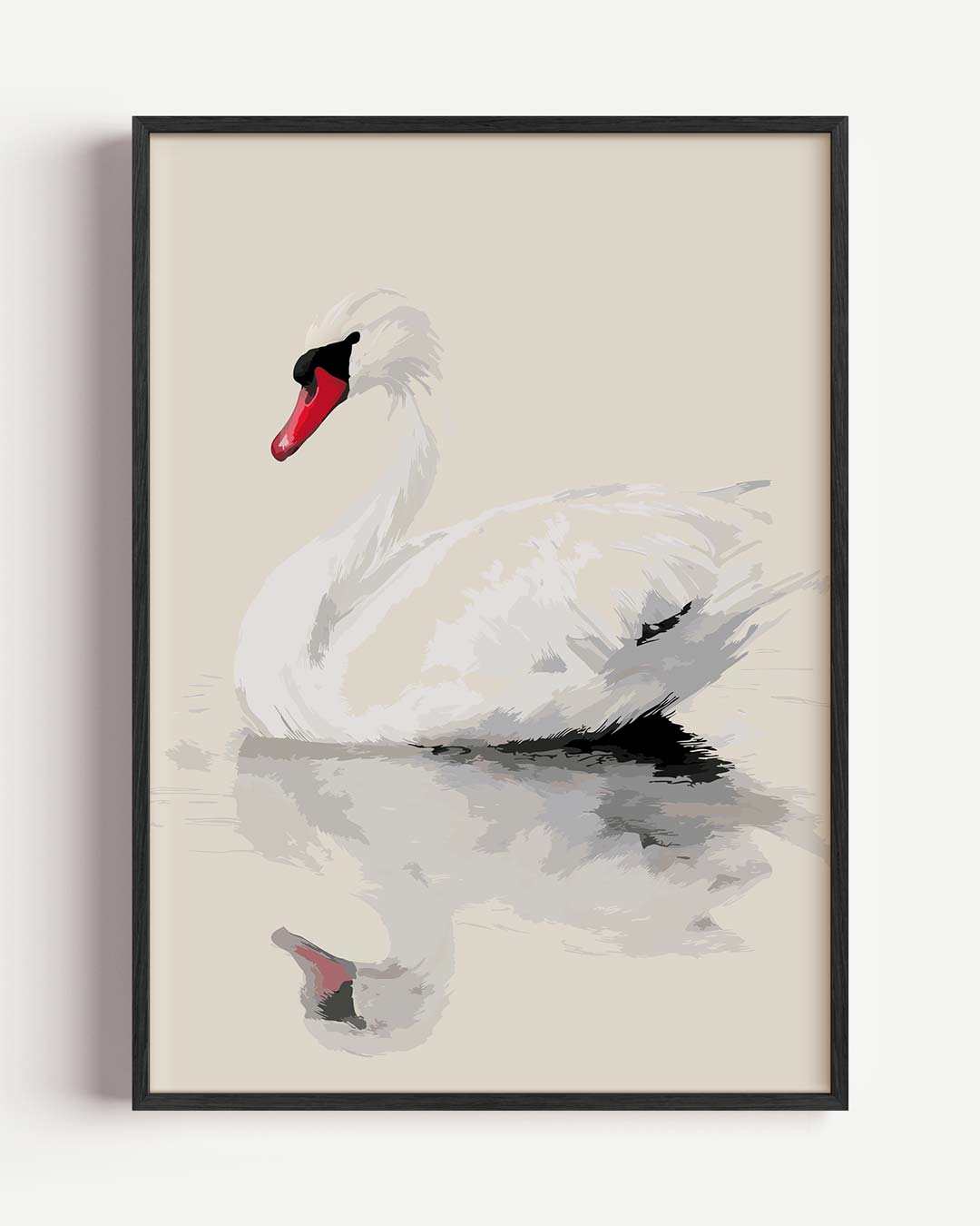 Elegante Zwaan Poster-WallArtistic