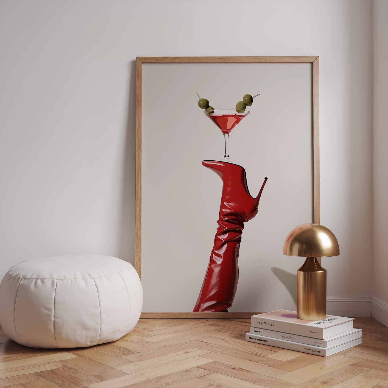 Stijlvol Cocktails & Hakjes Poster-WallArtistic