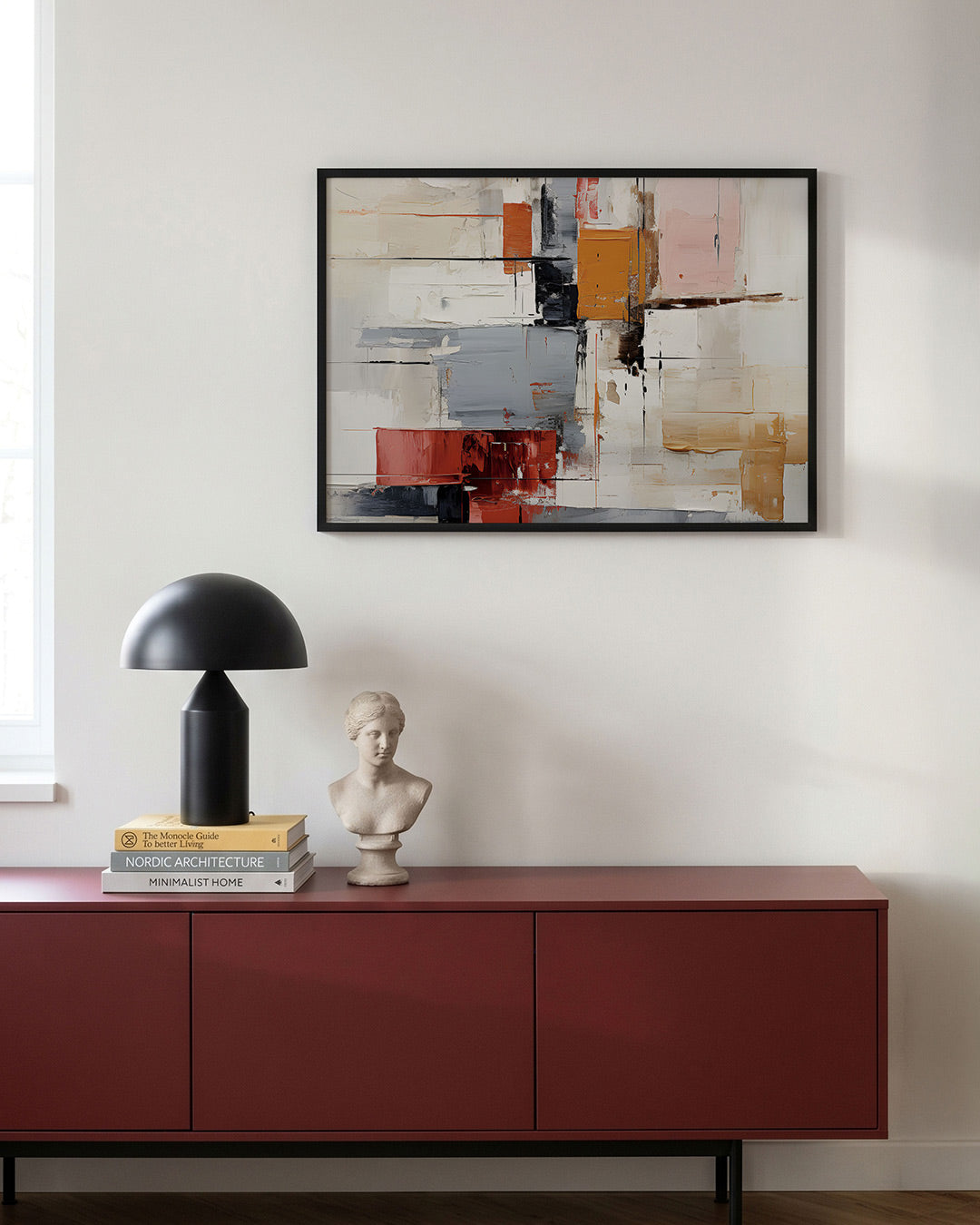 Abstracte geometrische vormen Poster