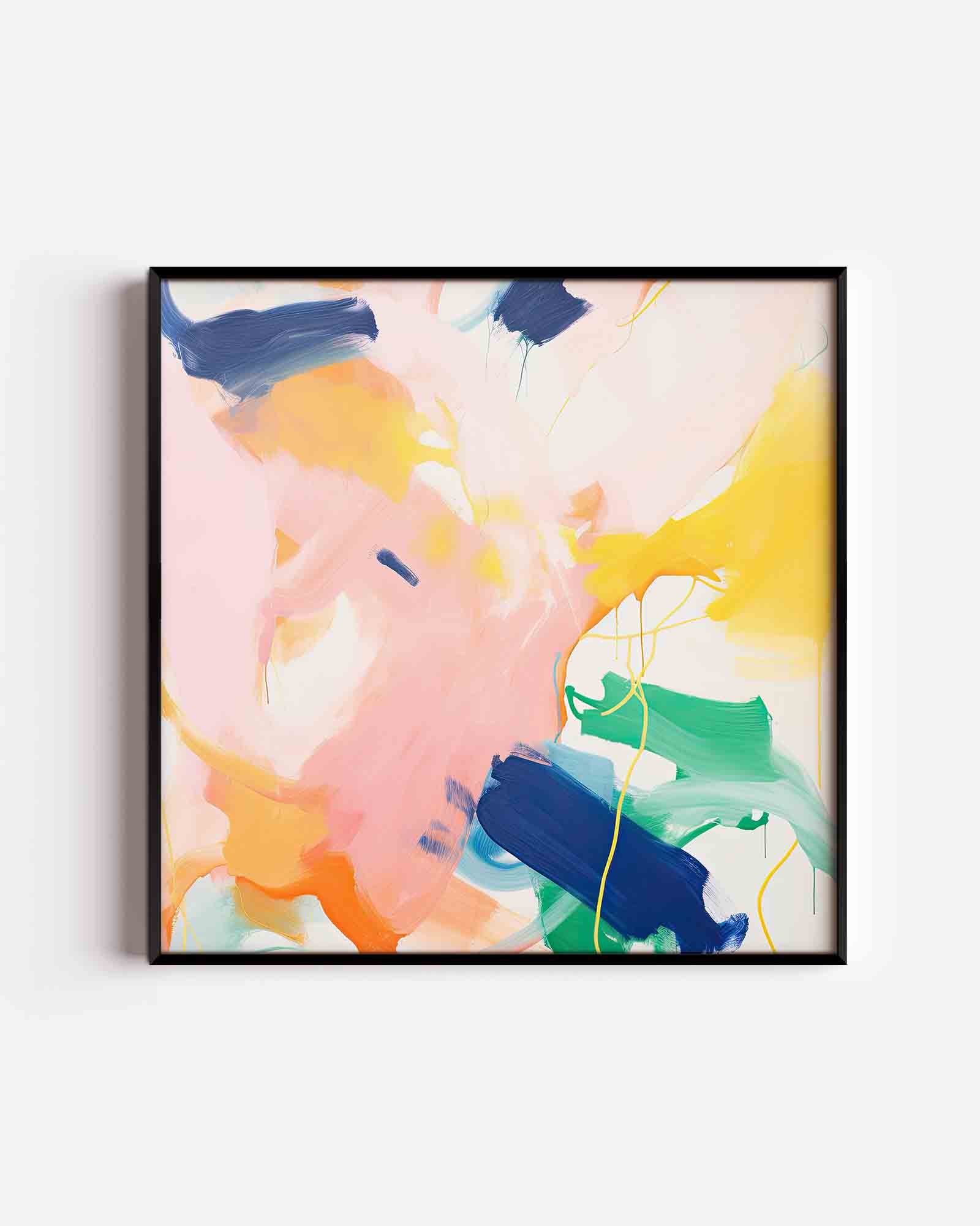 Abstracte kleurrijke vormen Poster