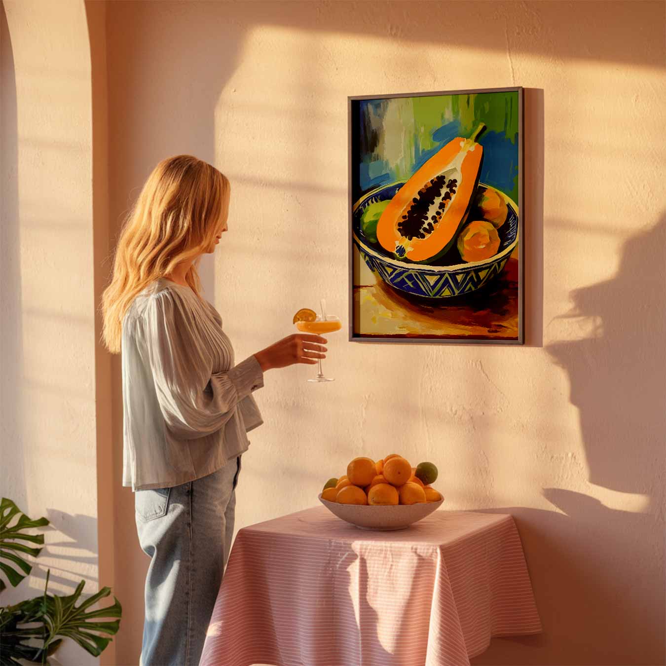 Tropische Vruchten Stilleven Poster-WallArtistic