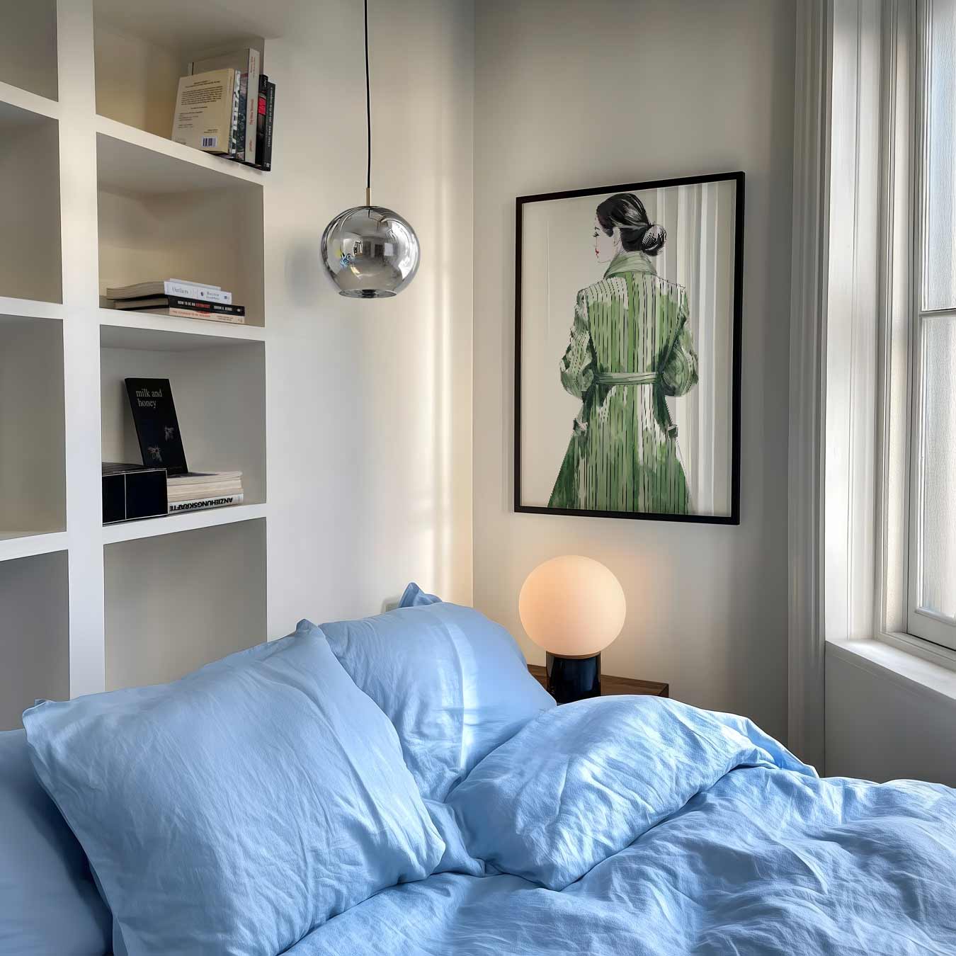 Stijlvolle Mode Illustratie Poster-WallArtistic