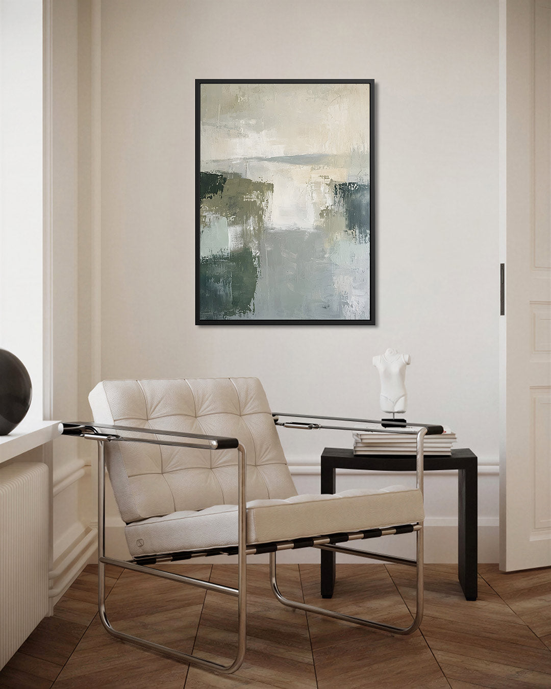 Rustige kleurencompositie Kunstwerk