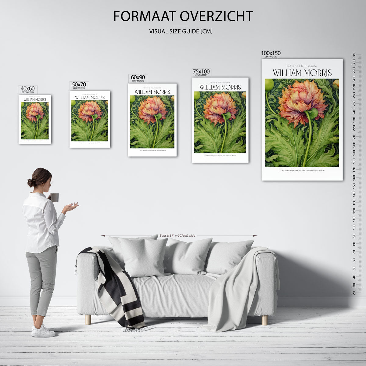 Bloemrijke droom Kunstwerk