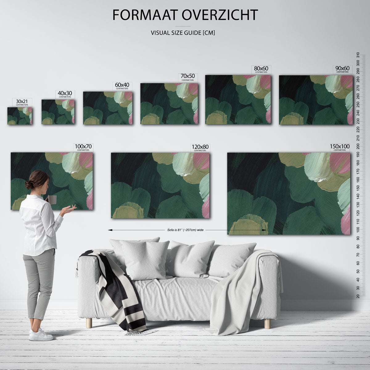 Bloemmotief Poster