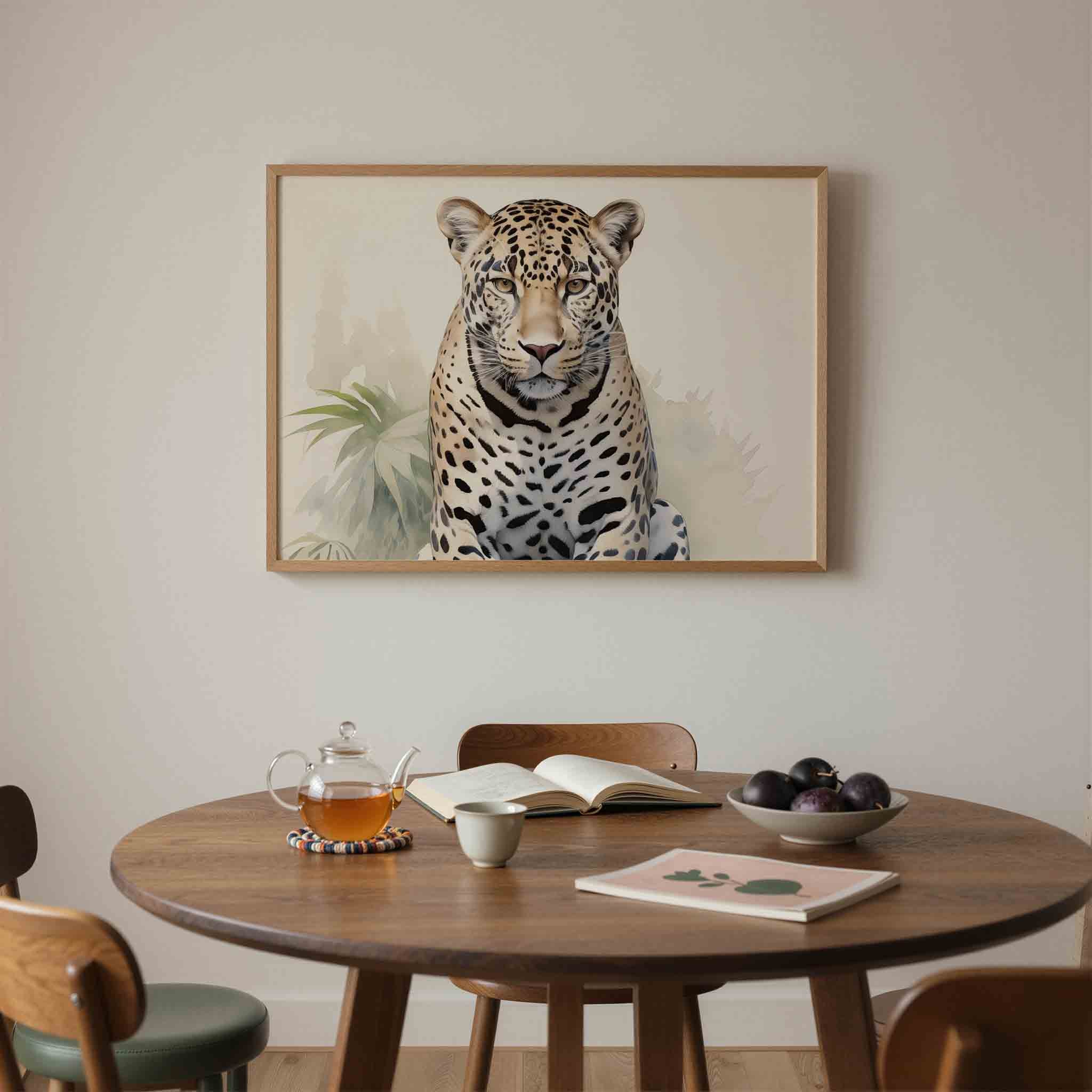 Luipaard portret Poster