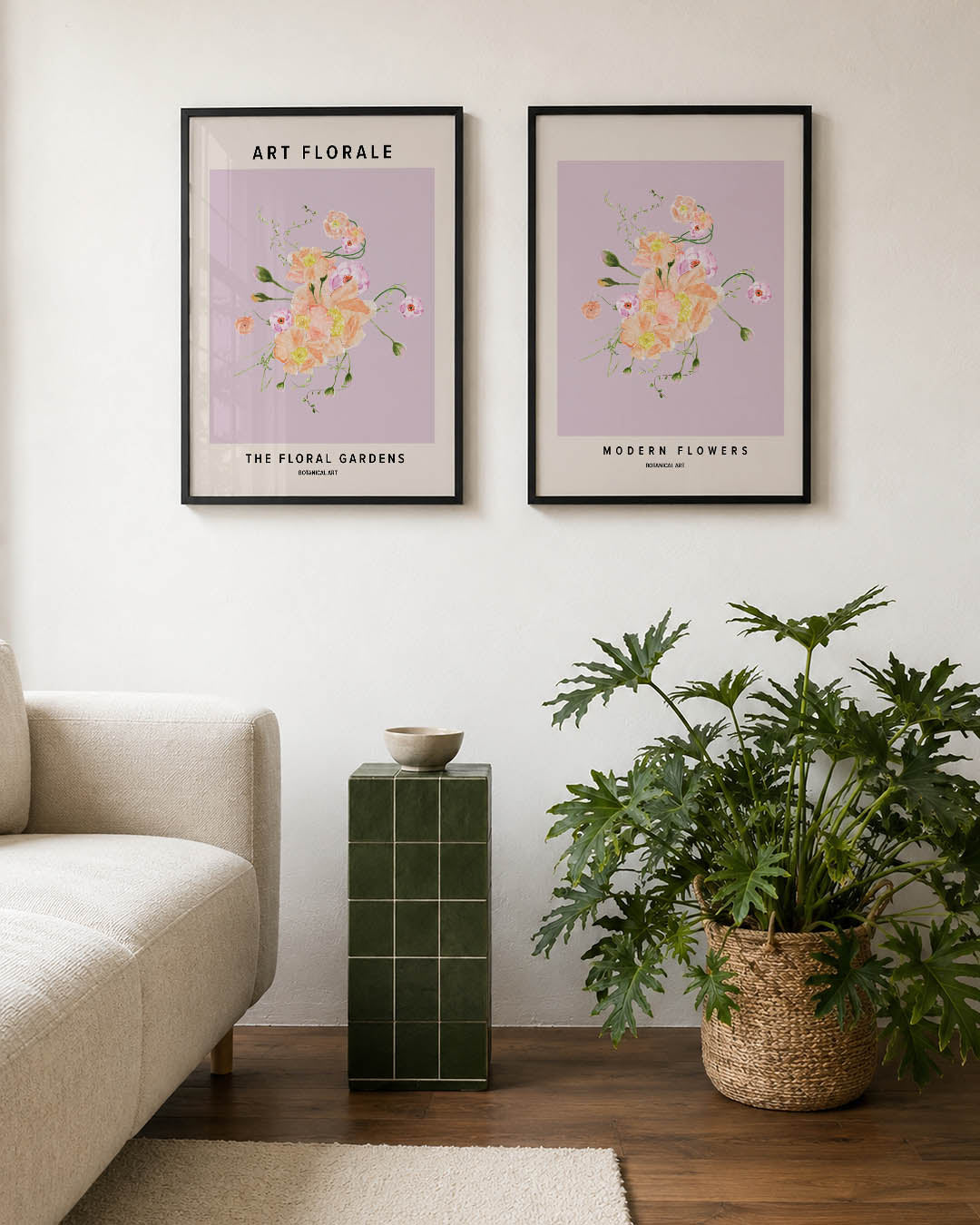 Bloemrijke harmonie Posterset