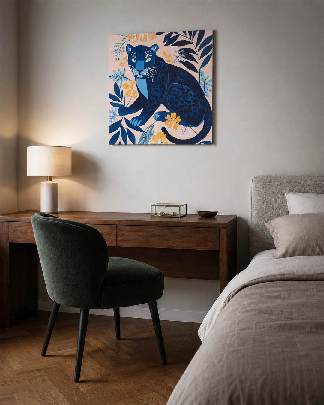 Dierlijke bloemenpracht Kunstwerk