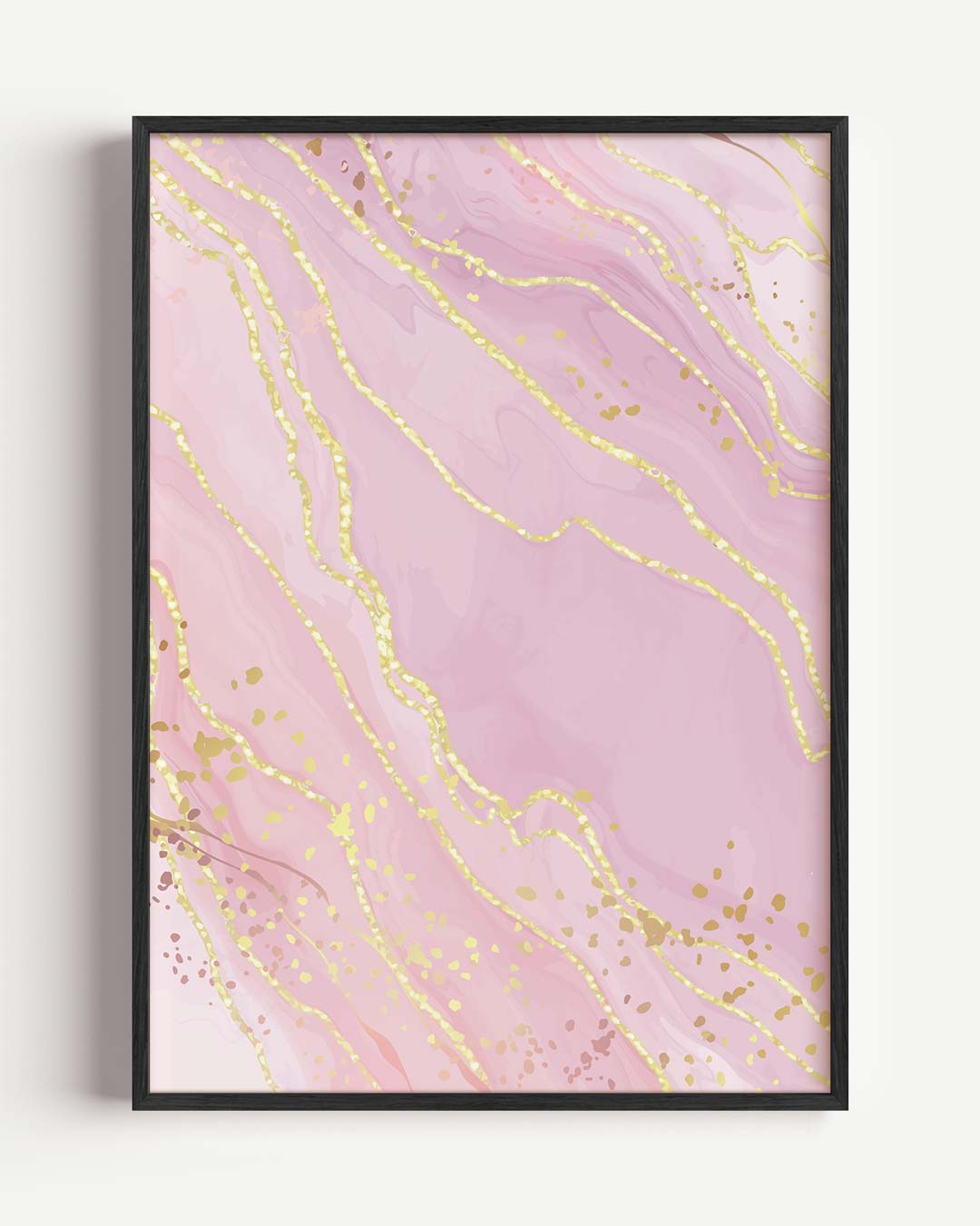 Luxe Marmer Effect Poster-WallArtistic