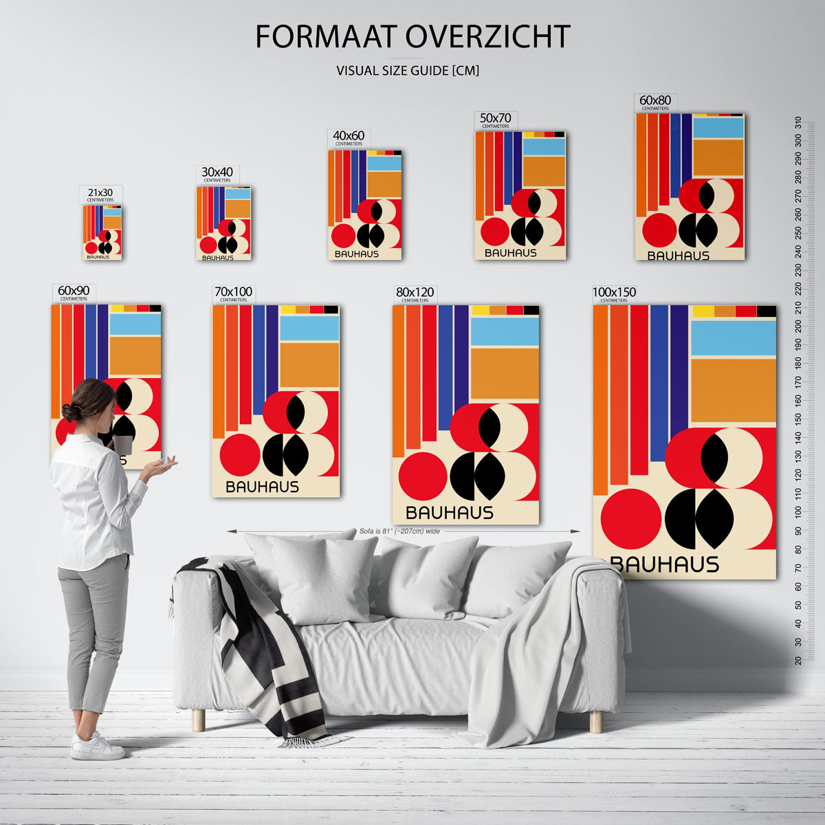 Vormen en vlakken Poster