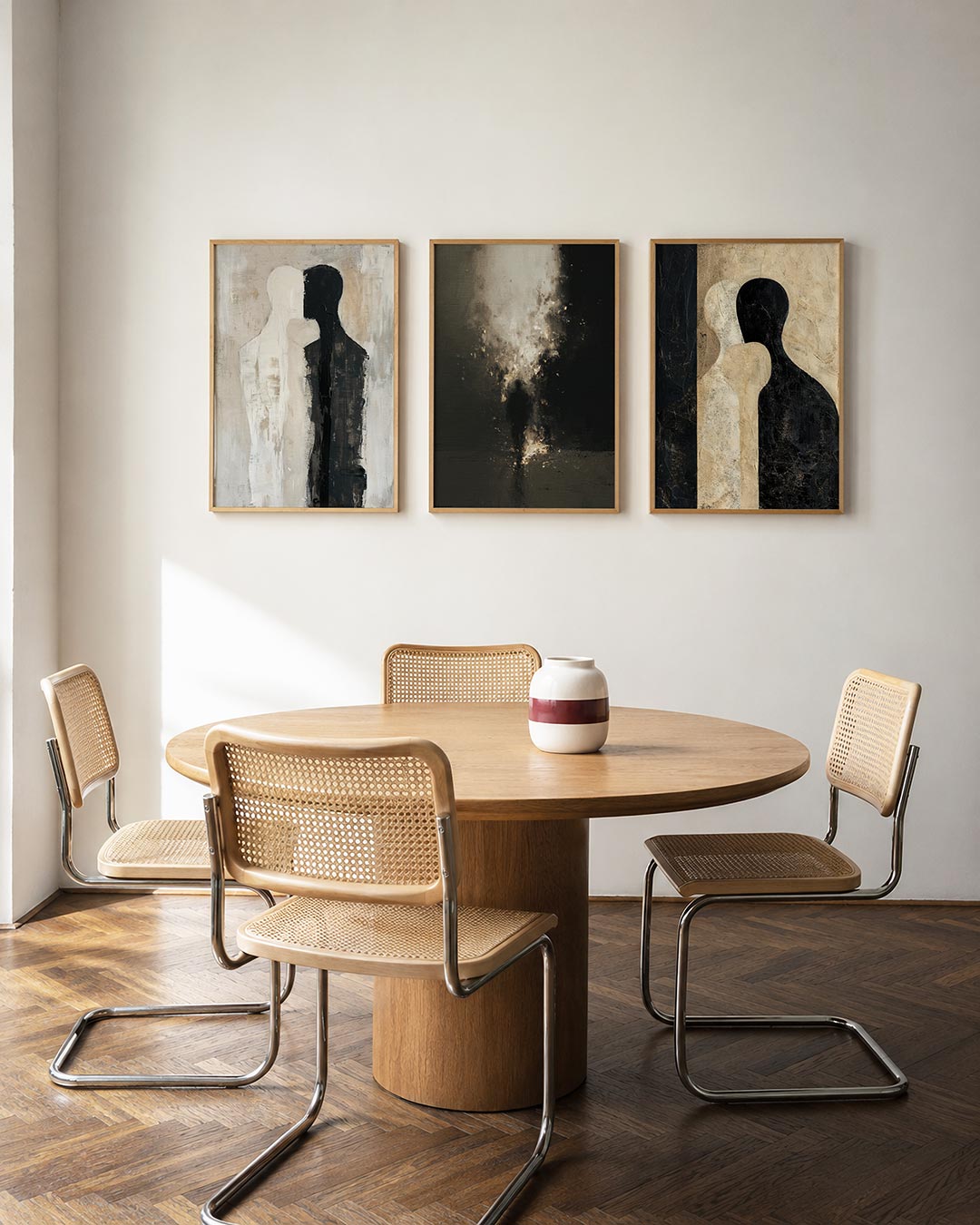 Vorm en contrast Posterset