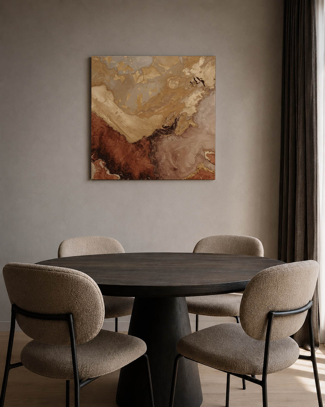 Aardse texturen Kunstwerk