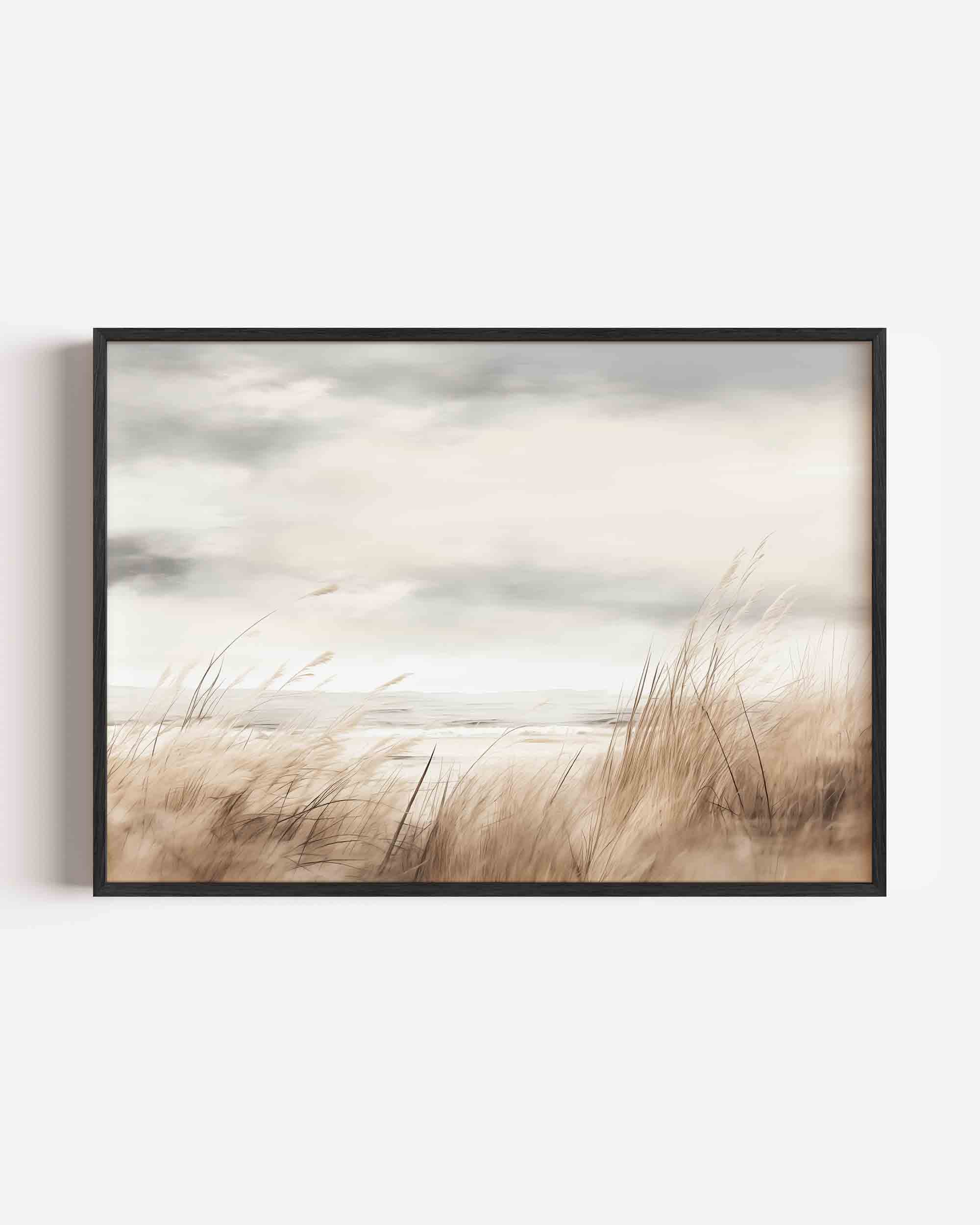 Duingras en lucht Poster