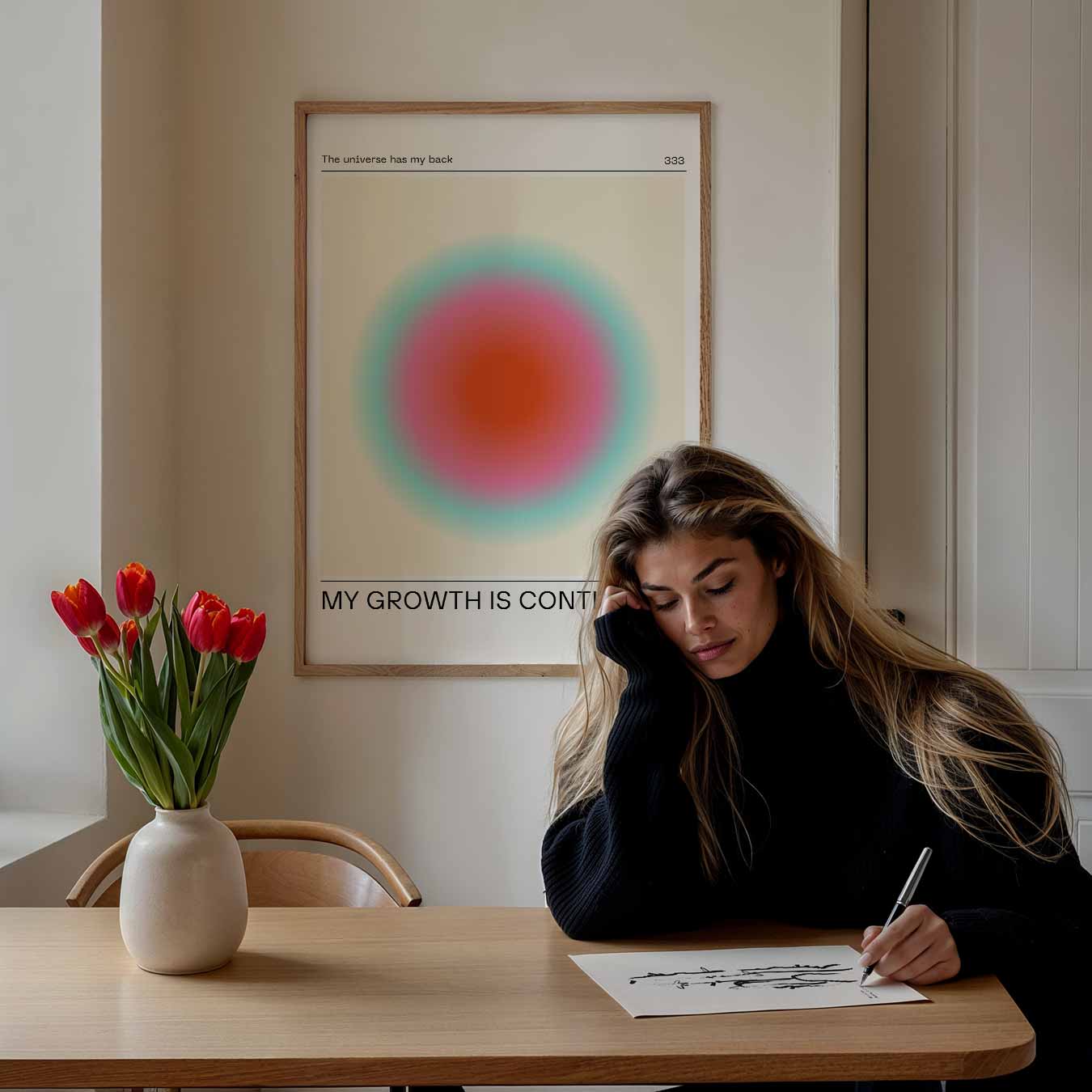 Inspirerende Groeiposter-WallArtistic