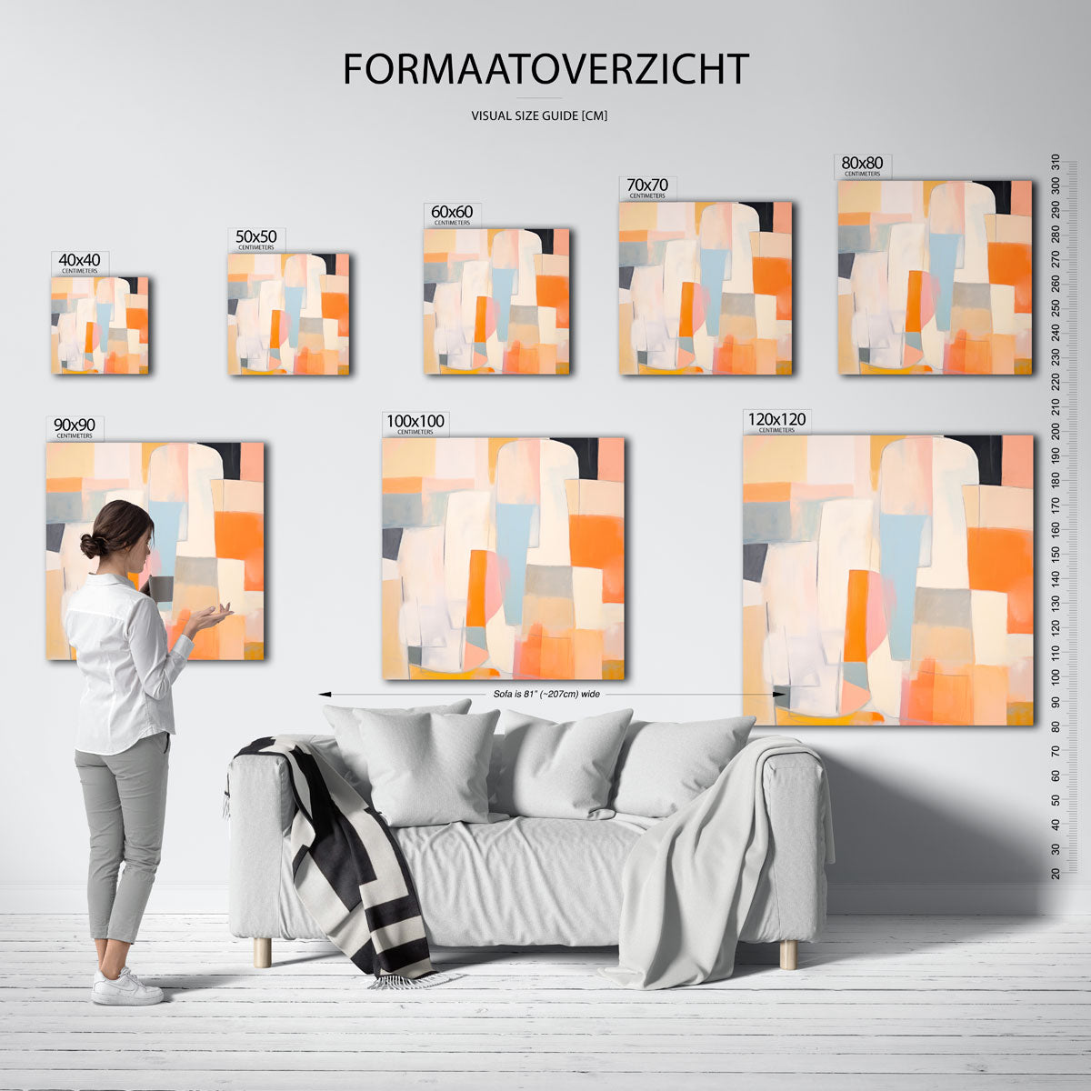Abstracte vormen Poster