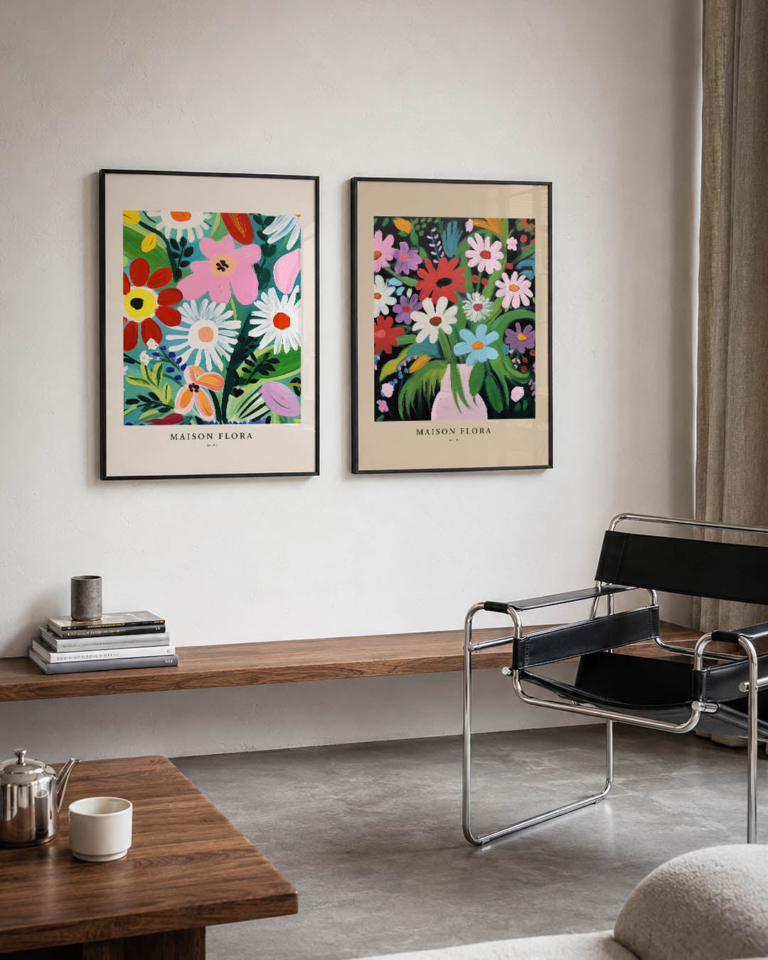 Bloemrijke kleurenpracht Posterset