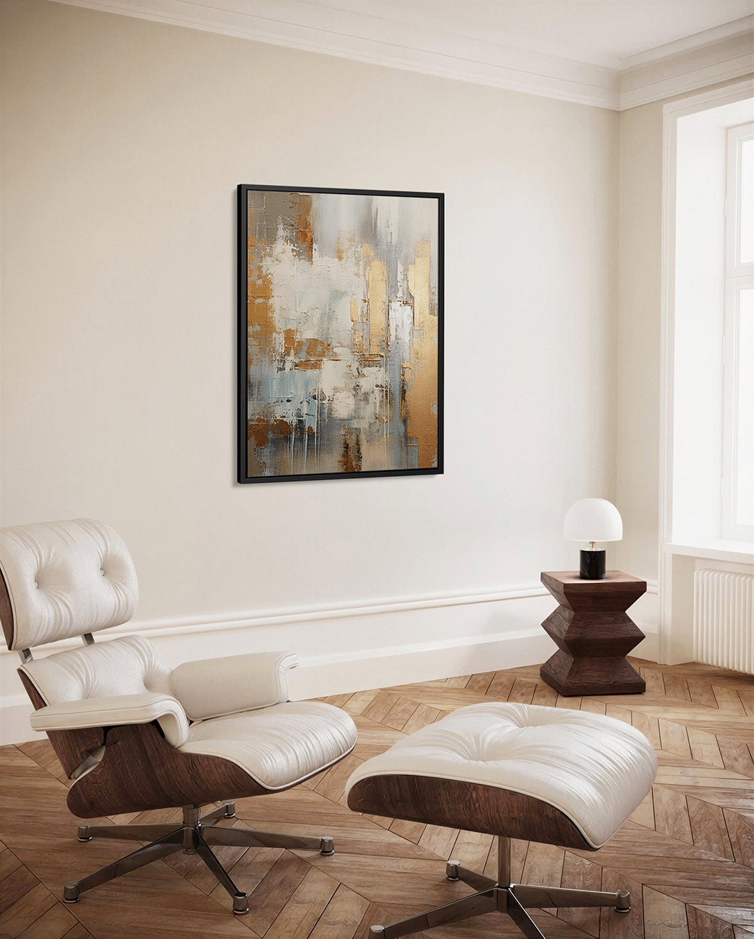 Gelaagde texturen Kunstwerk
