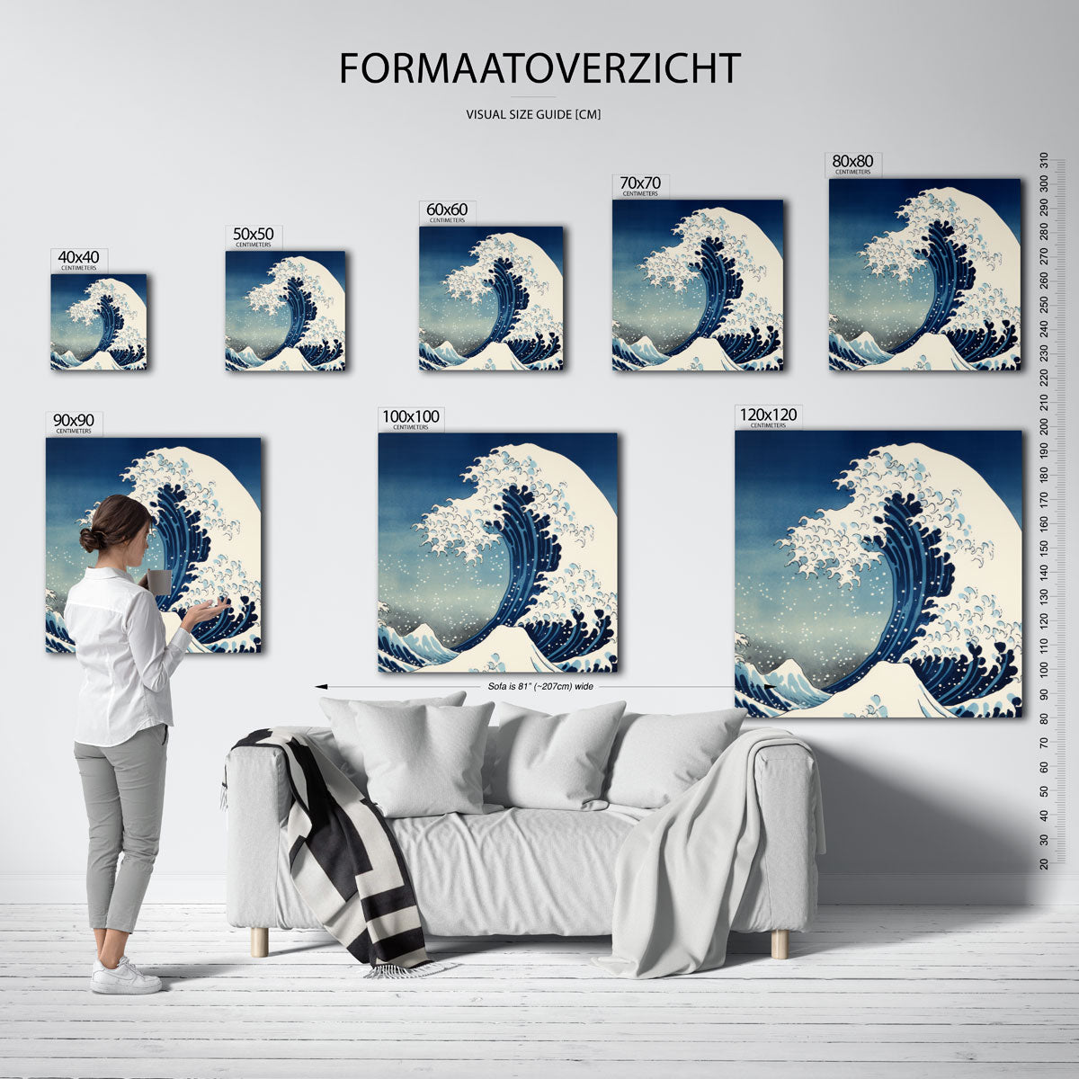 Grote golf Poster