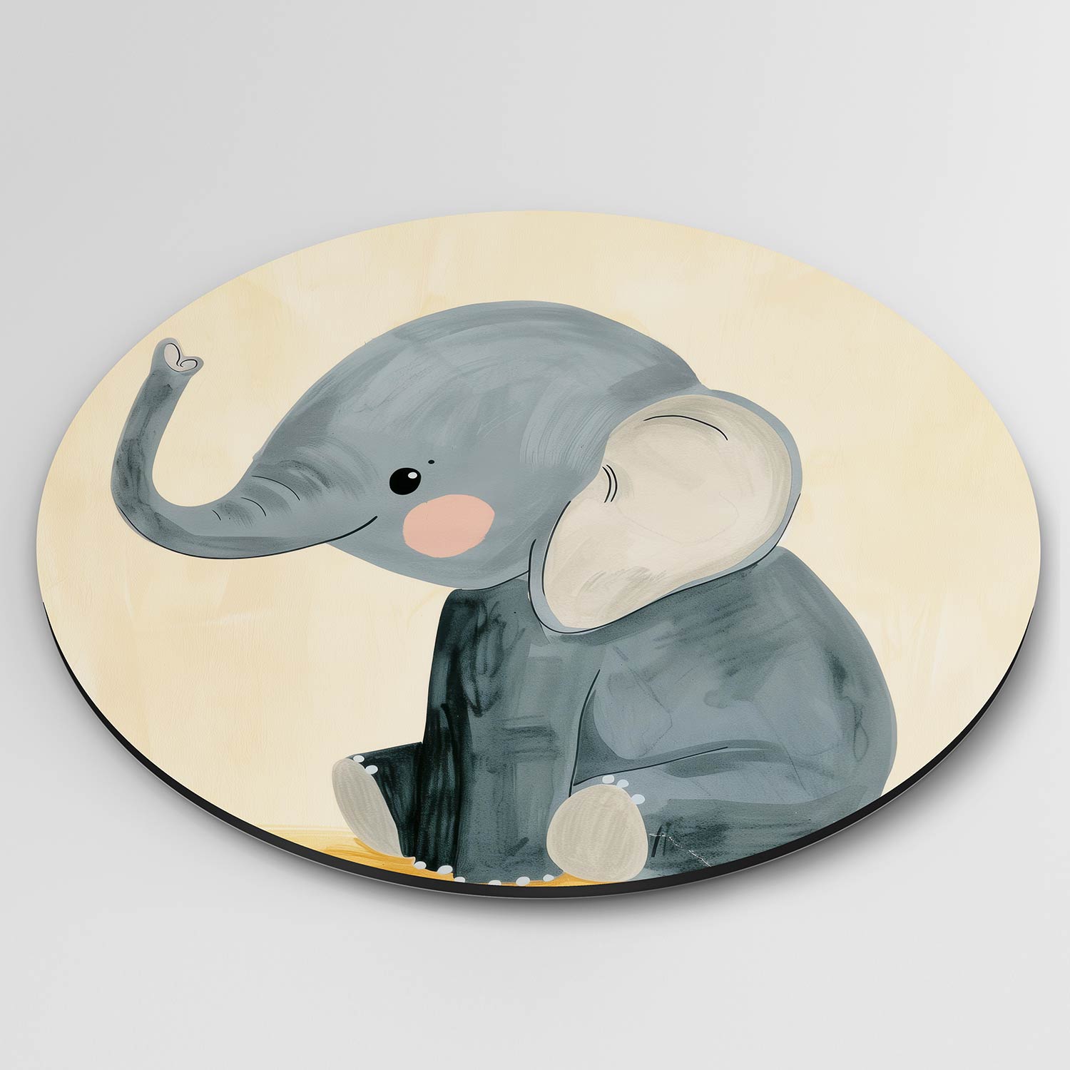 Schattige olifant Muurcirkel