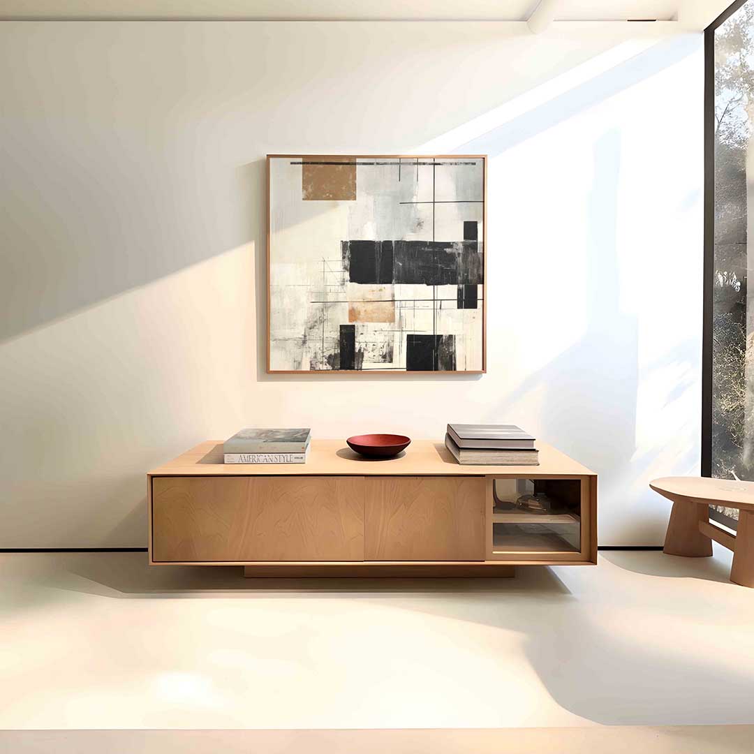 Abstracte geometrische vormen Poster