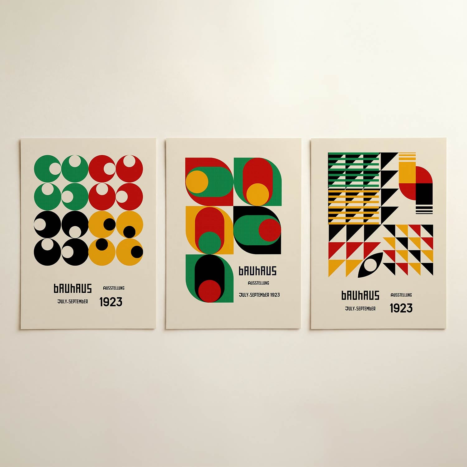 Kleurrijke cirkelpatronen Posterset