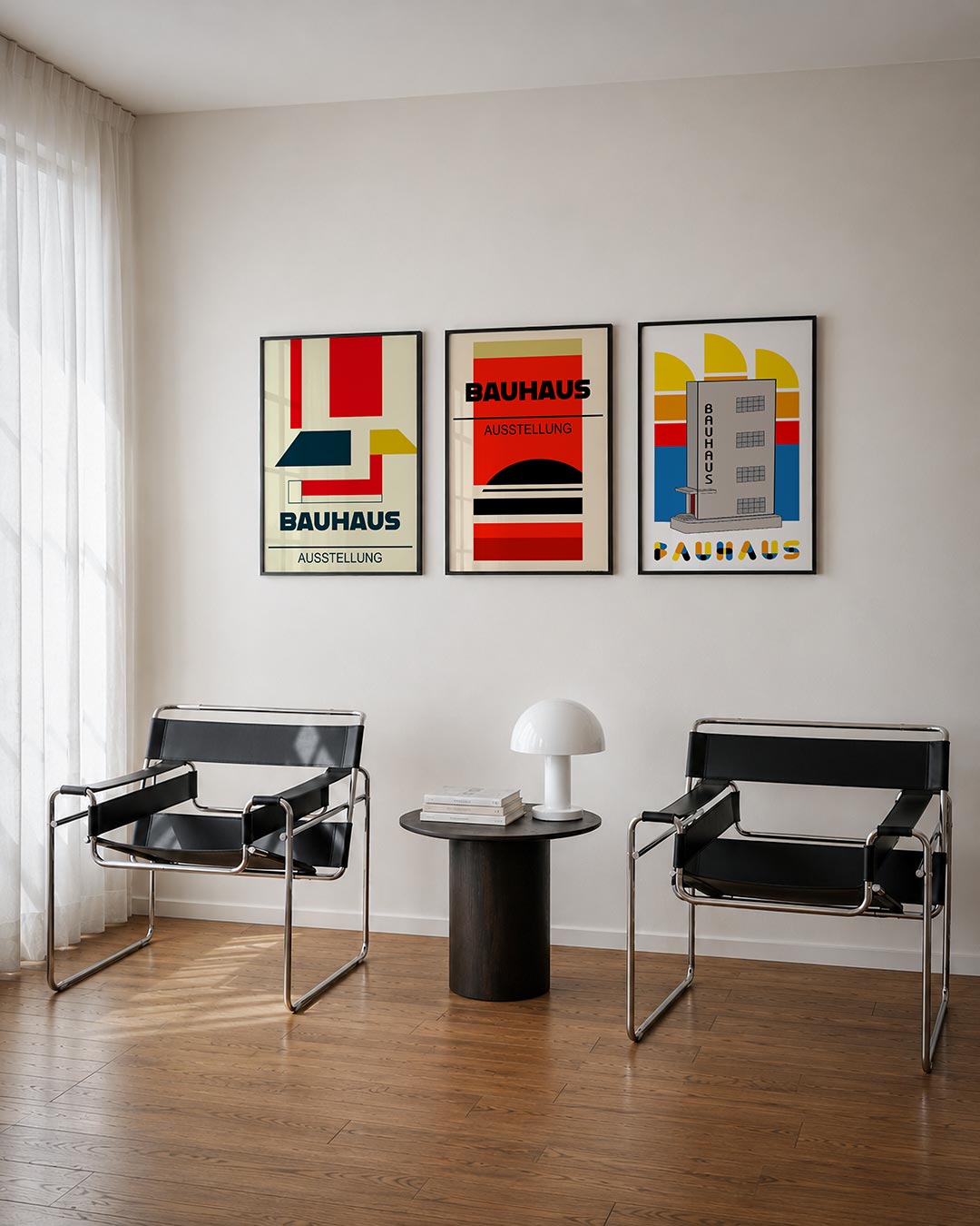 Kleurvlakken en lijnen Posterset