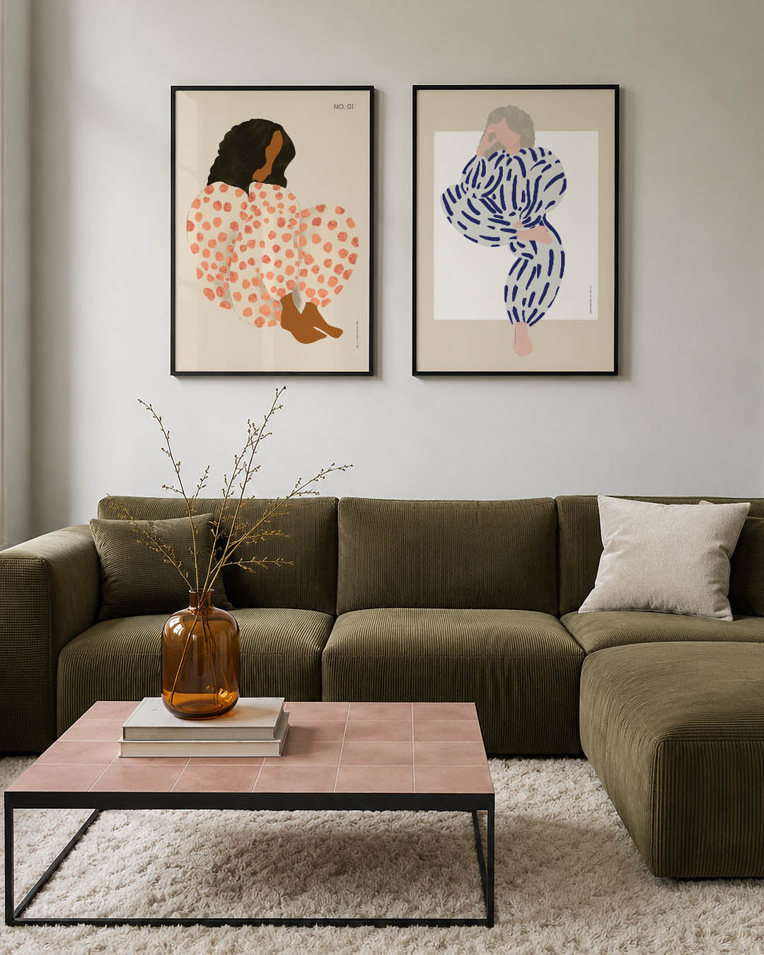 Vlekken en vormen Posterset