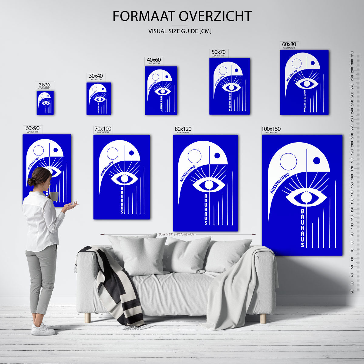 Vormen en lijnen Poster