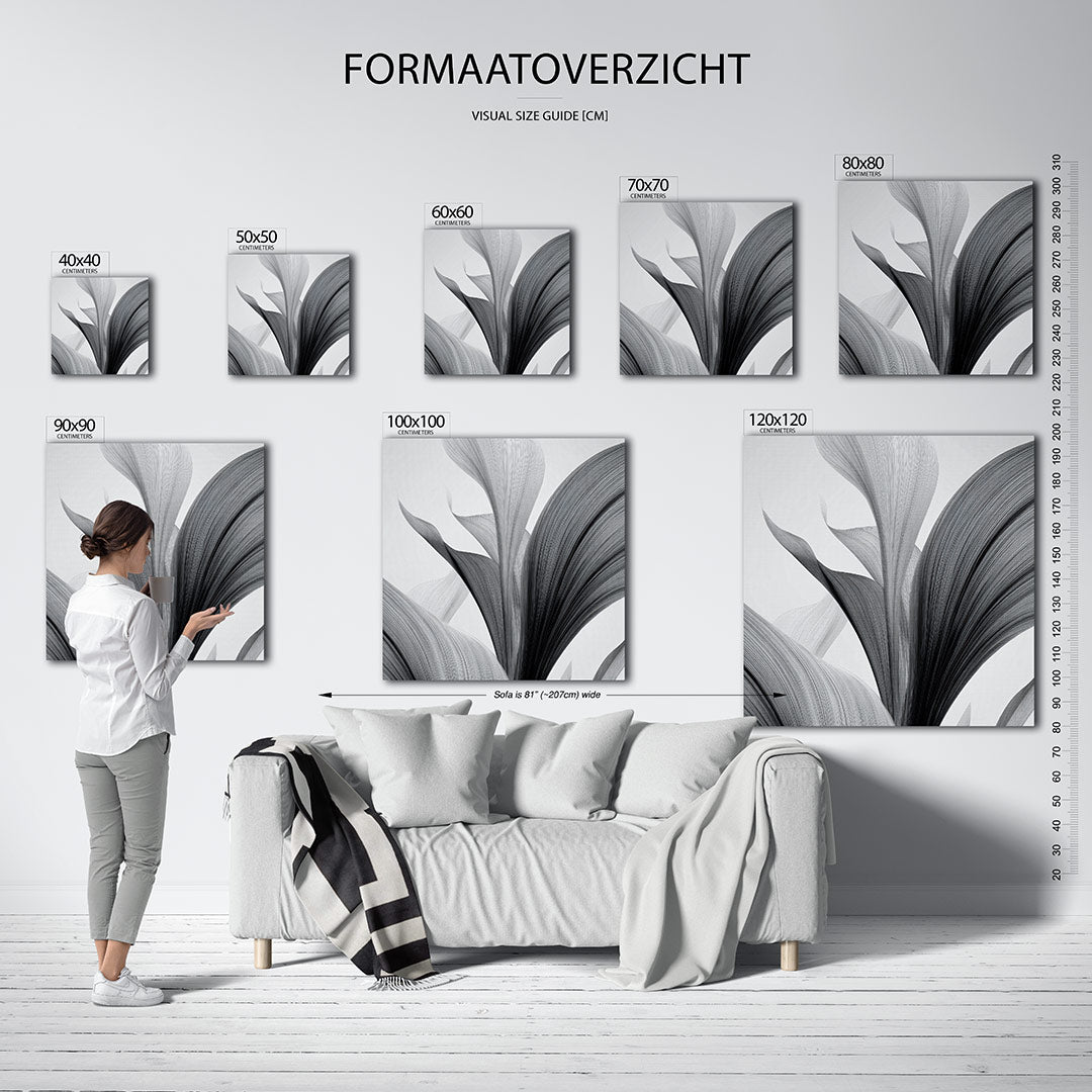 Organische lijnvormen Kunstwerk