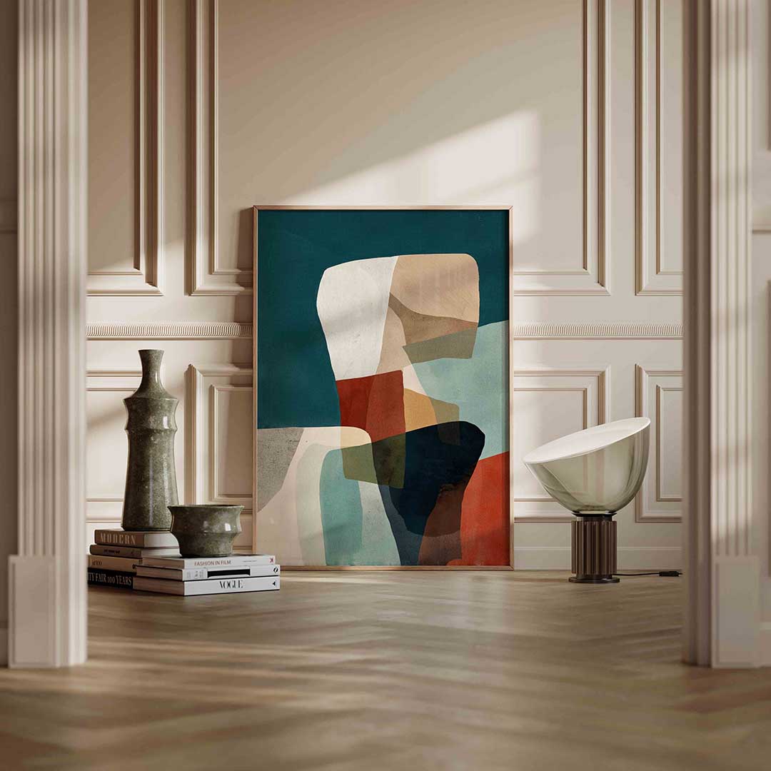 Abstracte vormen Poster