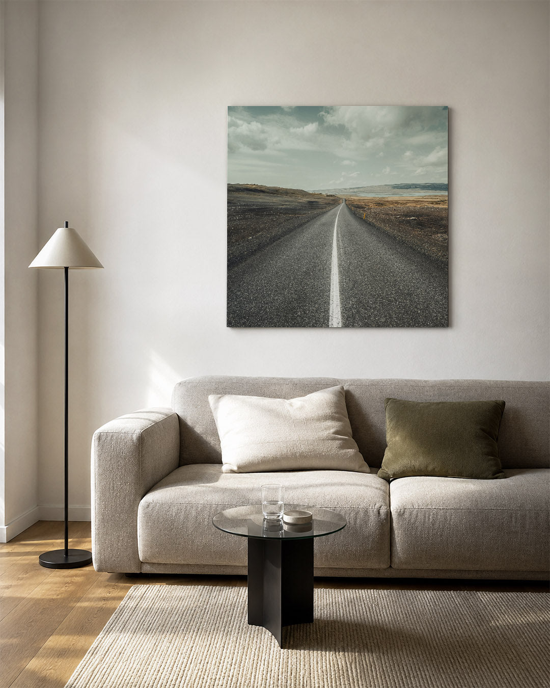 Eindeloze weg Kunstwerk