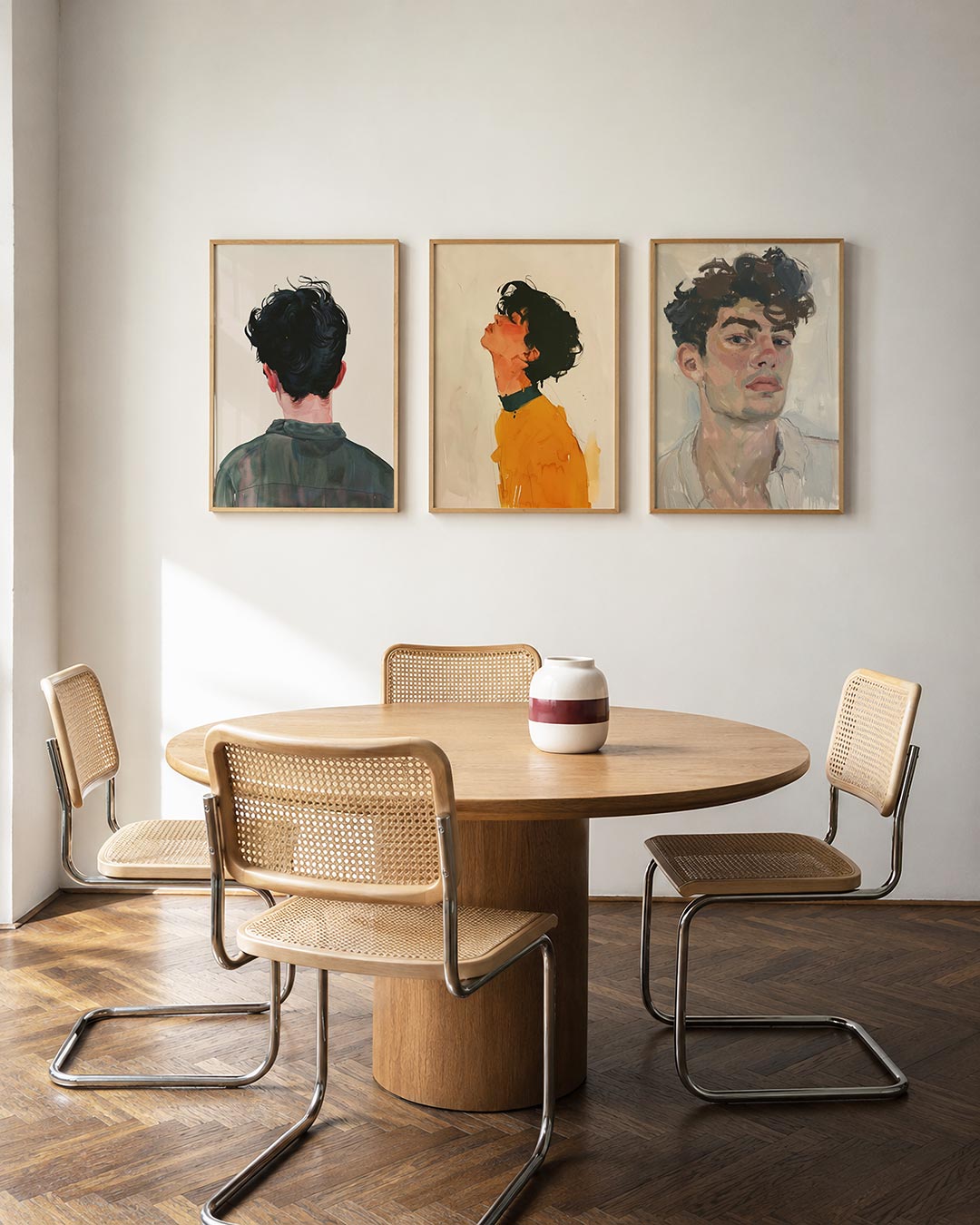 Achterzijde portret Posterset