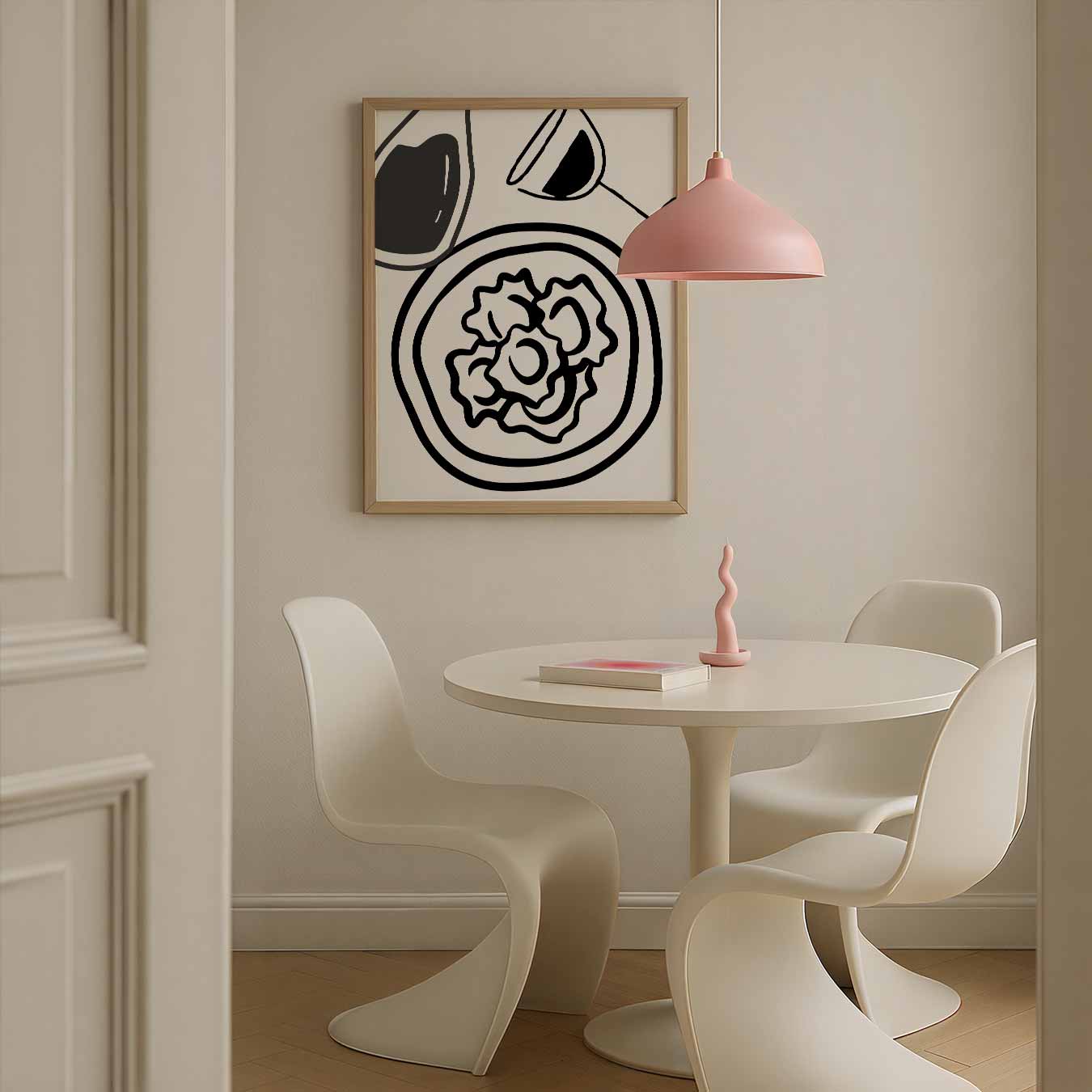 Moderne Culinaire Kunstposter-WallArtistic