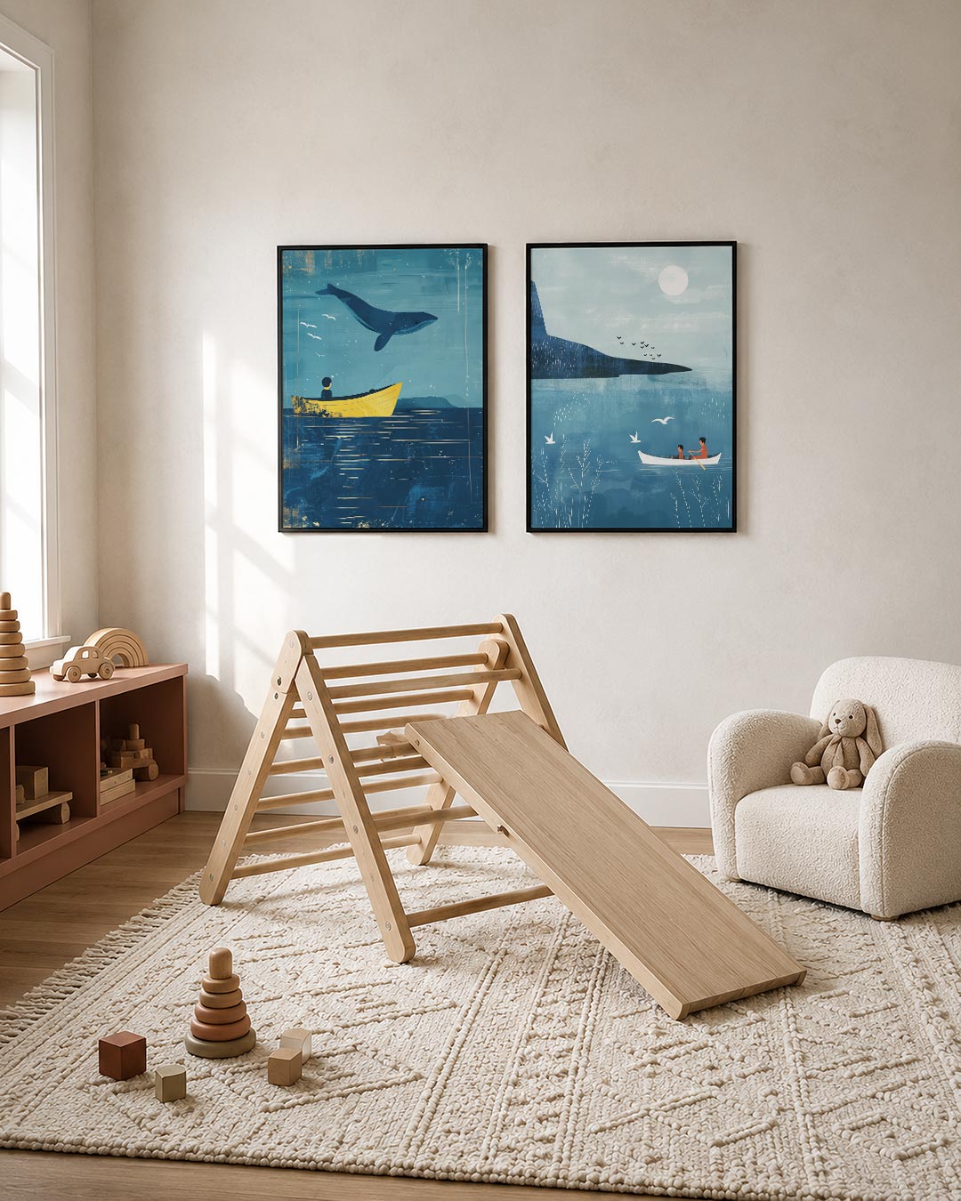Zee en lucht Posterset