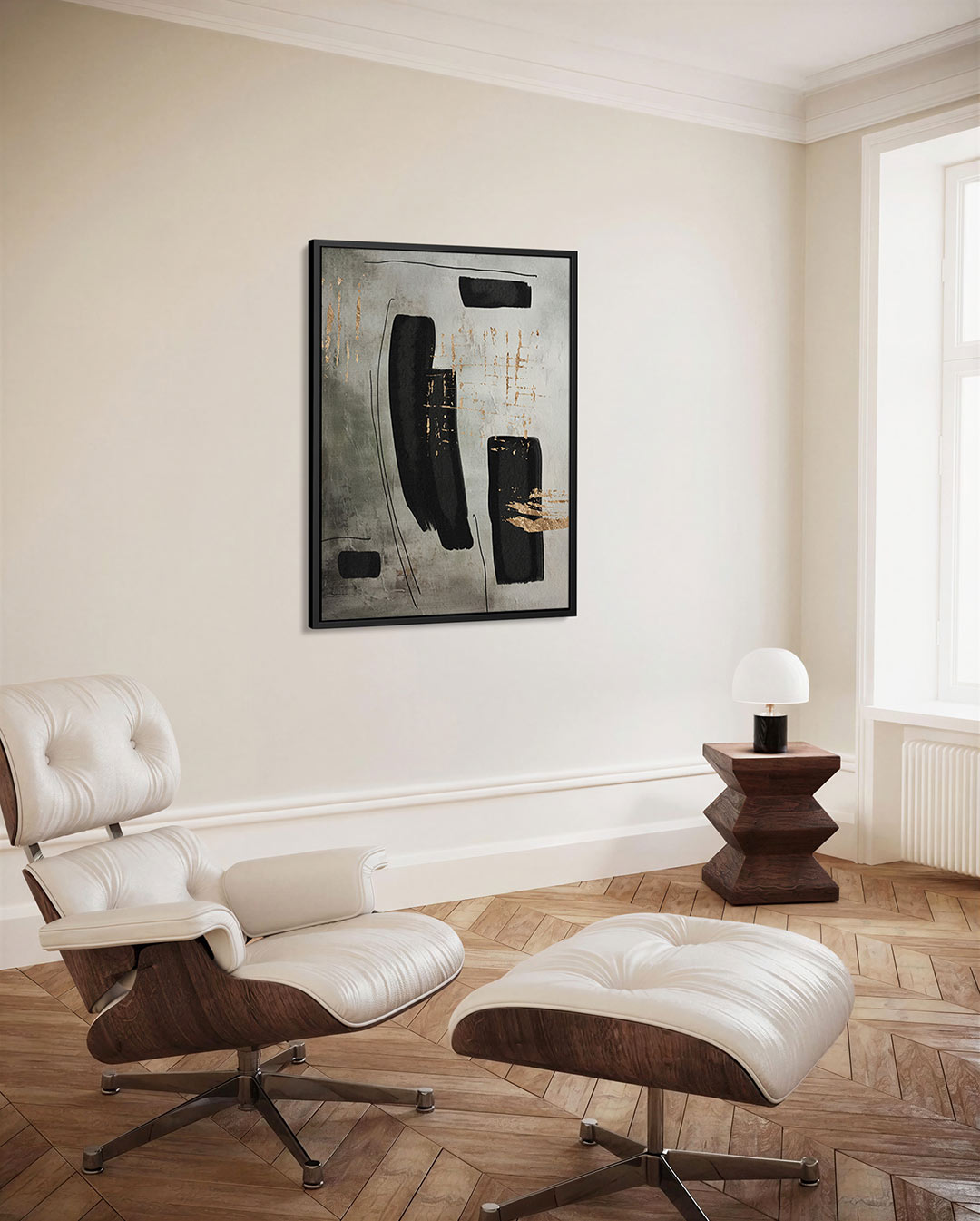 Gelaagde borstels Kunstwerk