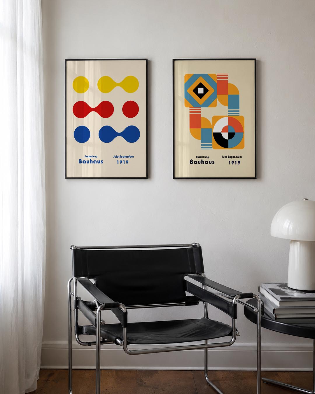 Kleurrijke vormen Posterset