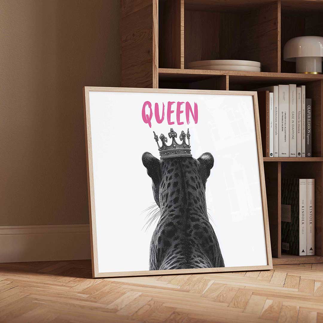 Luipaard met kroon Poster