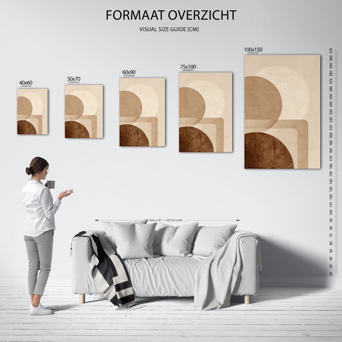 Geometrische vormen Kunstwerk