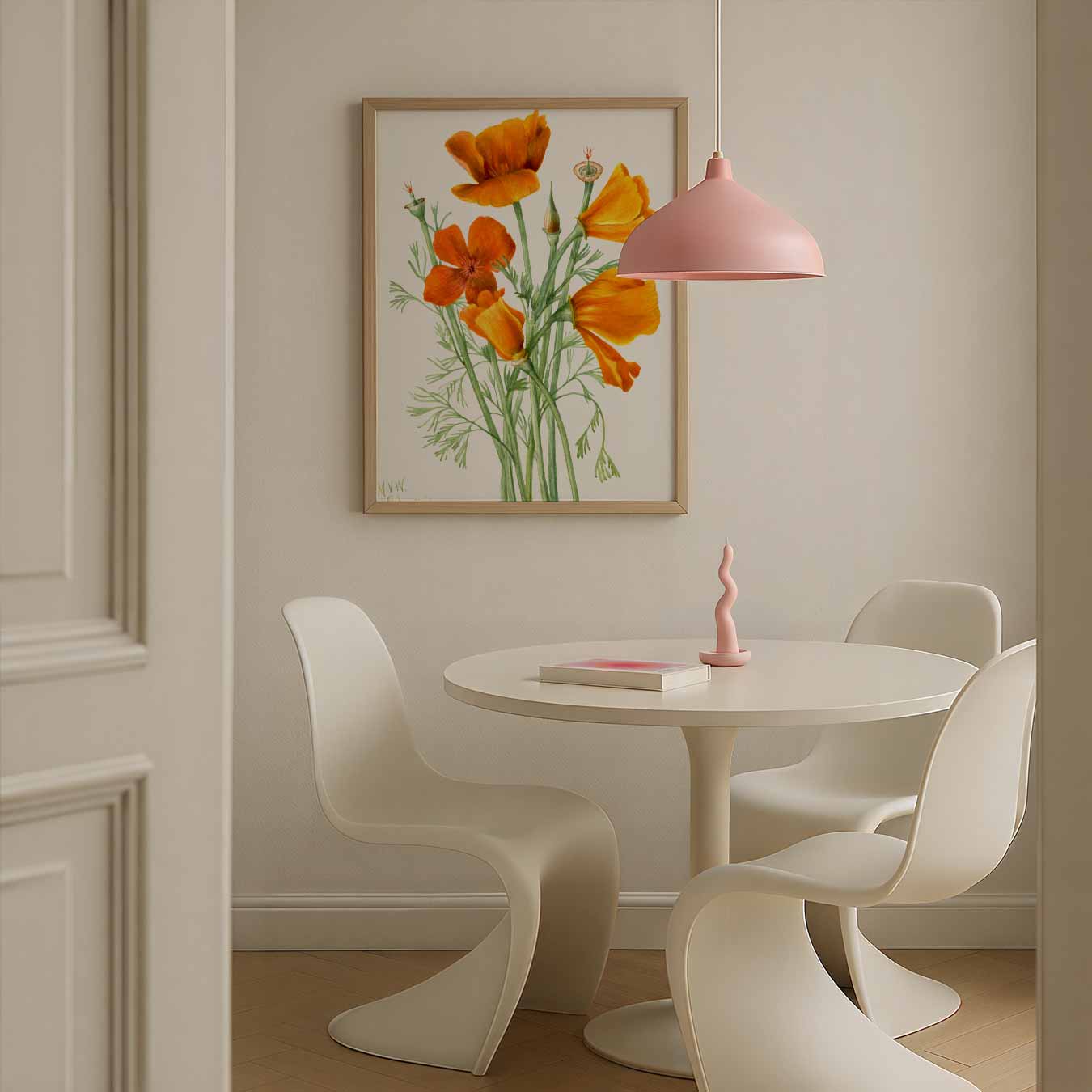 Vrolijke Klaproos Bloemposter-WallArtistic