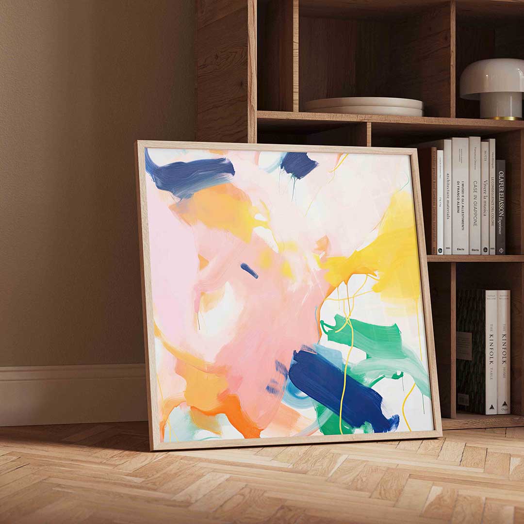 Abstracte kleurrijke vormen Poster