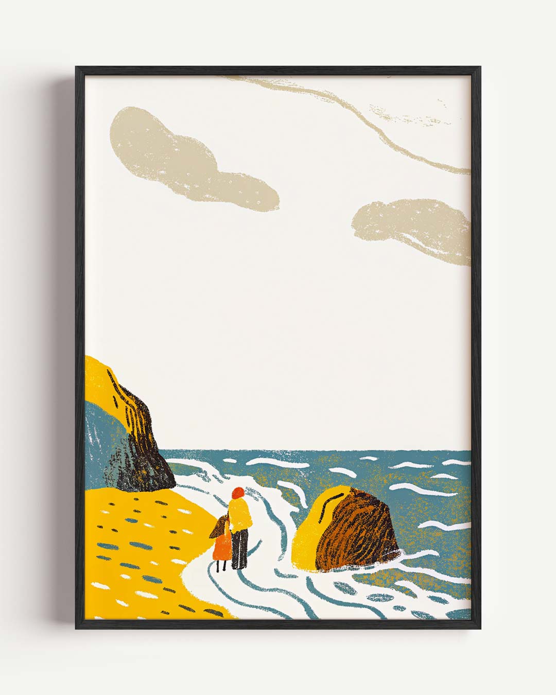 Wandelen Langs de Kust Poster-WallArtistic