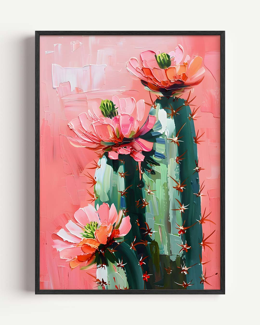 Bloeiende Cactus Droom Poster-WallArtistic