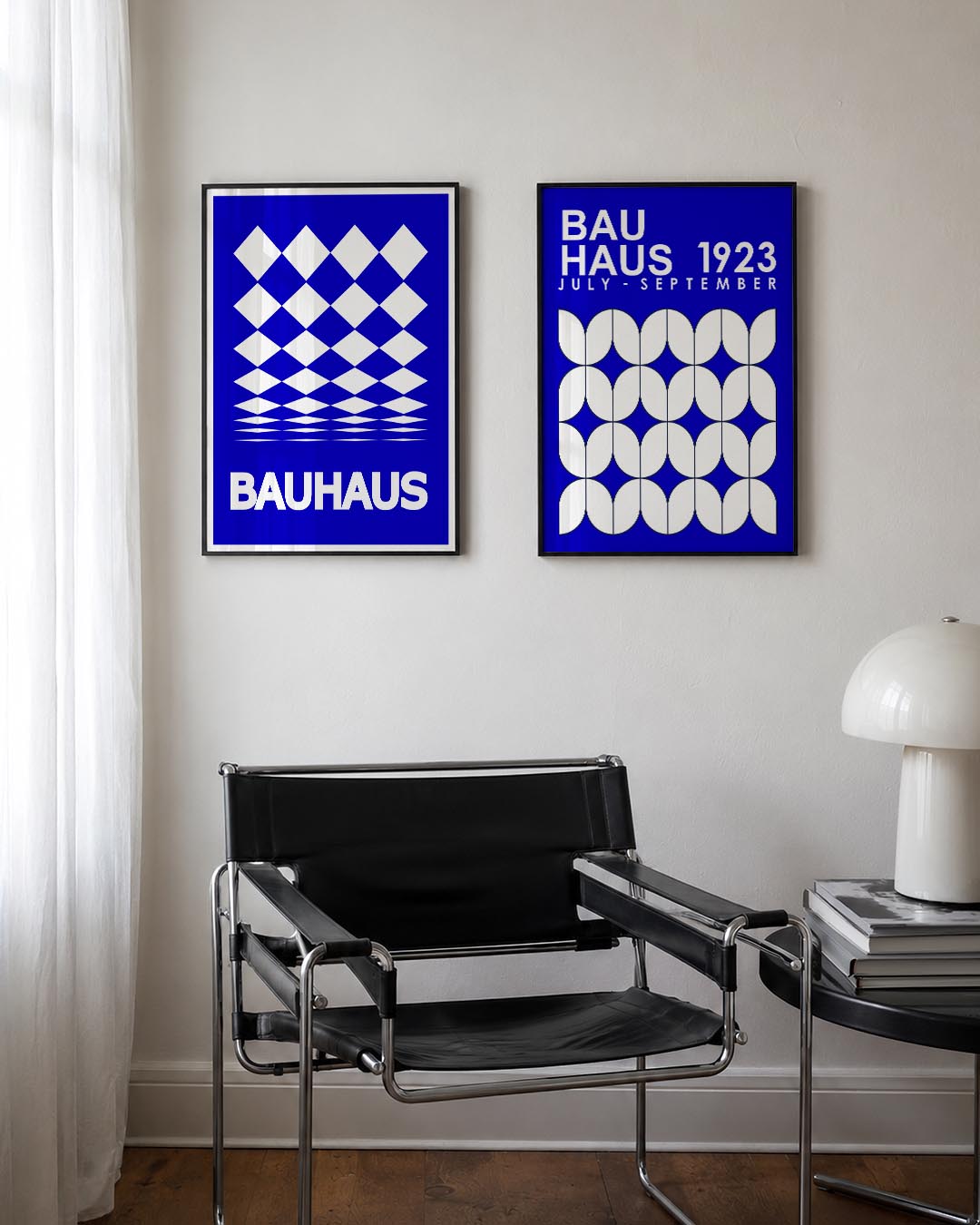Ruitvormige patronen Posterset