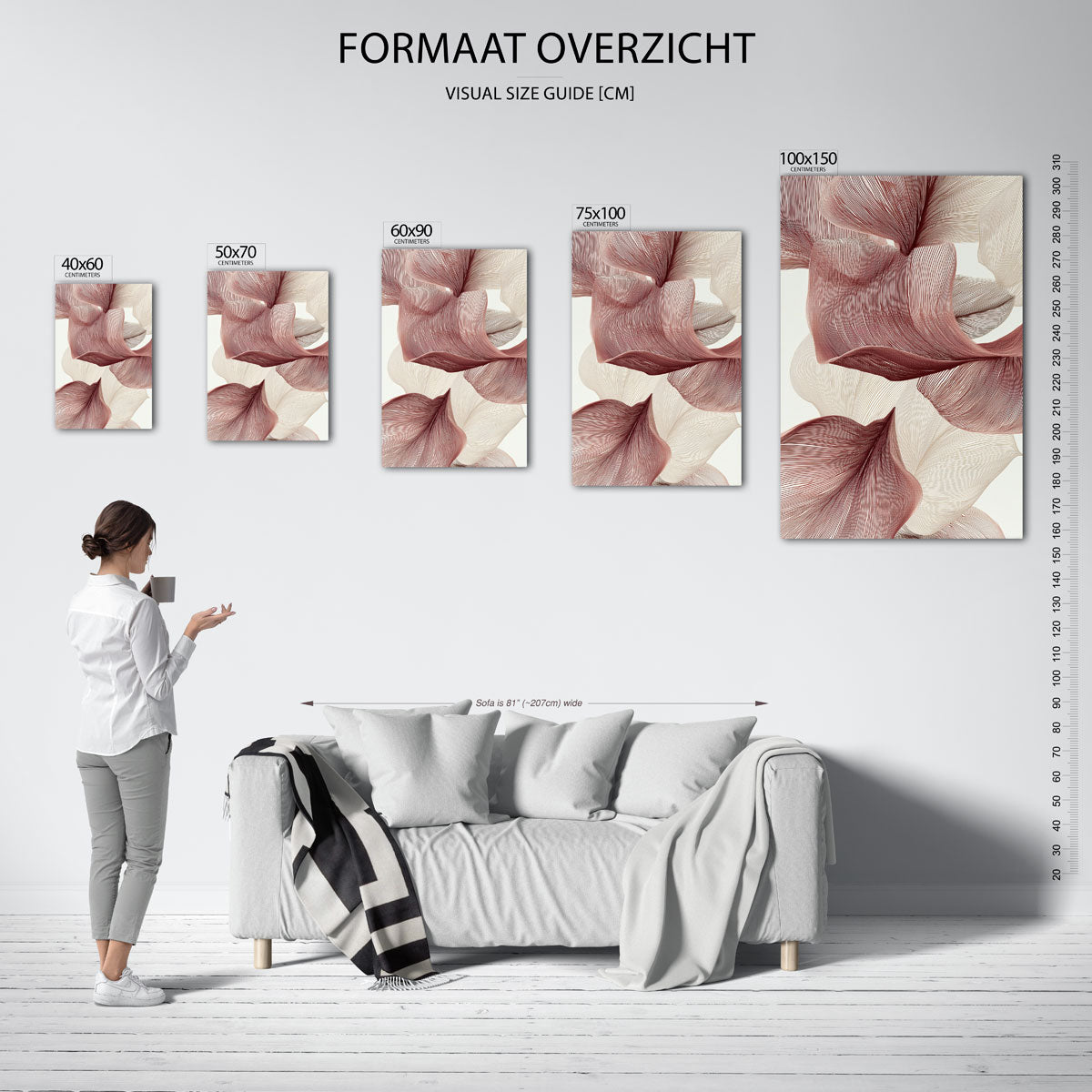 Organische lijnen Kunstwerk