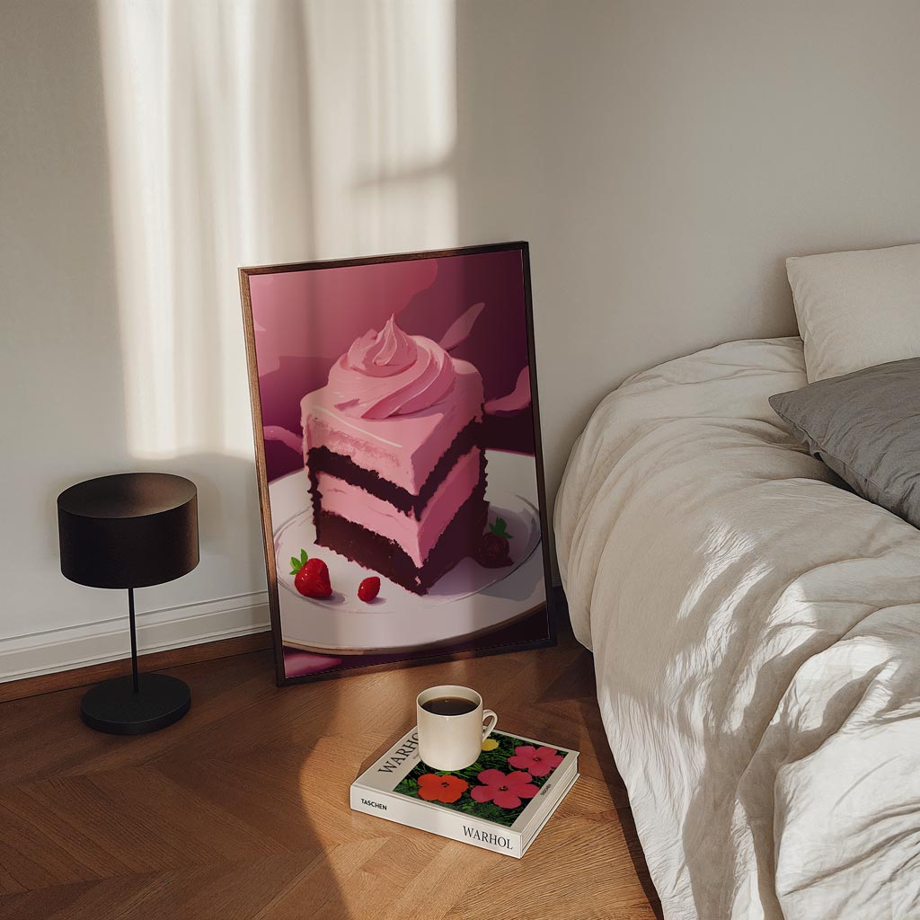 Roze Dessert Verlangen Poster-WallArtistic