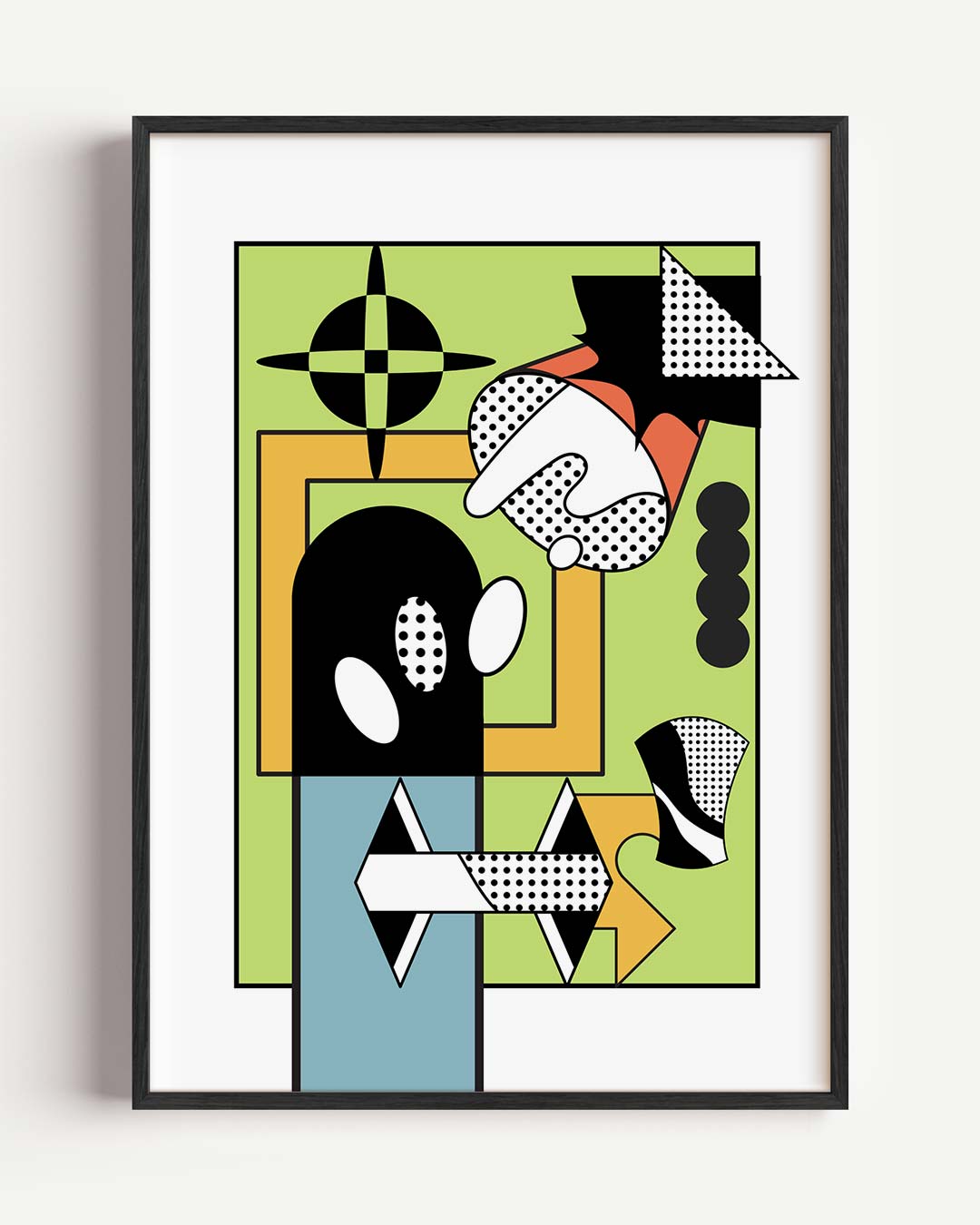 Moderne Geometrische Kunstposter-WallArtistic