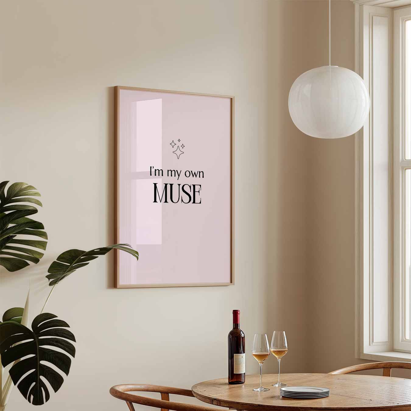 Inspirerende Zelfliefde Poster-WallArtistic